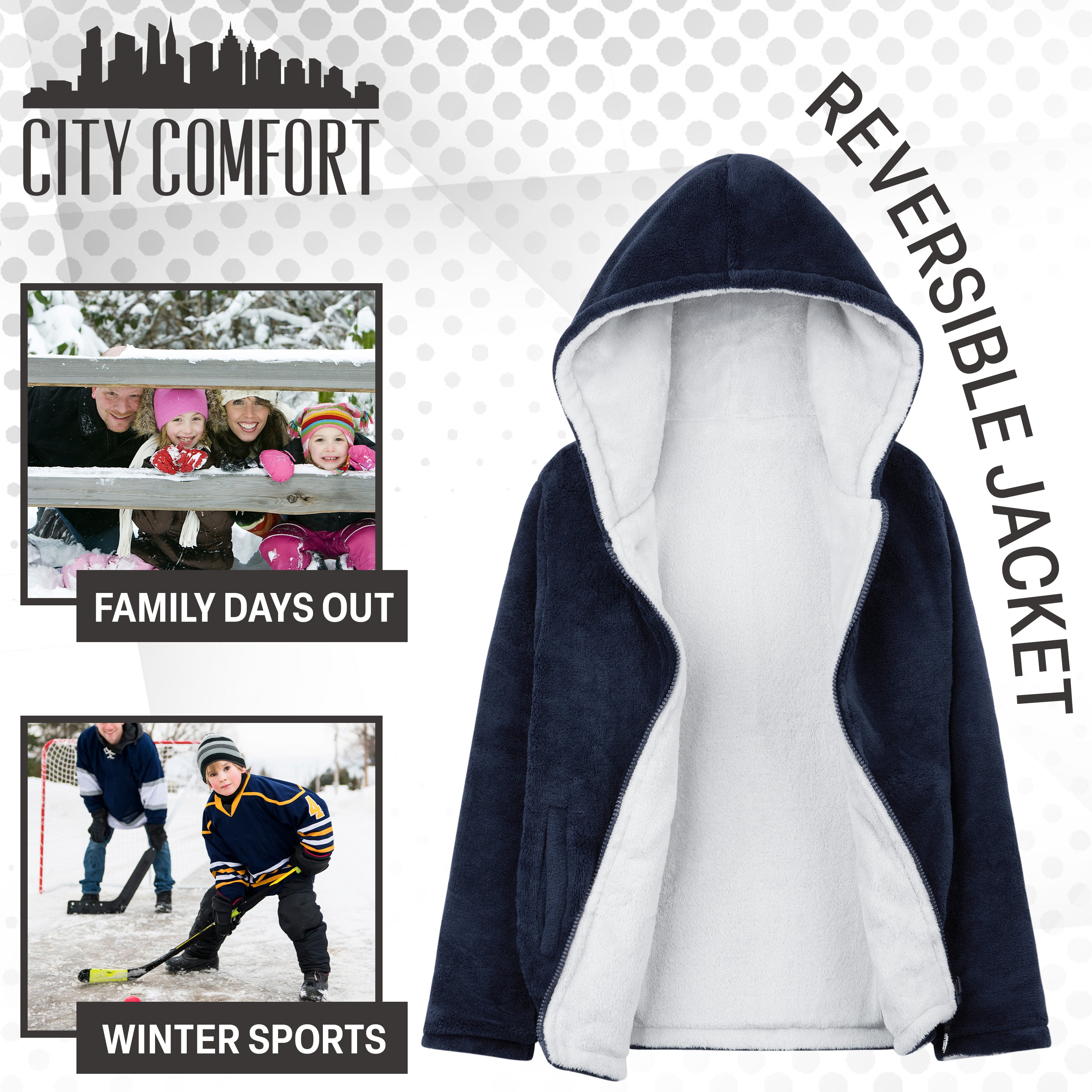 citycomfort-sweat-enfant-r-versible-marine-7-8-ans image 5