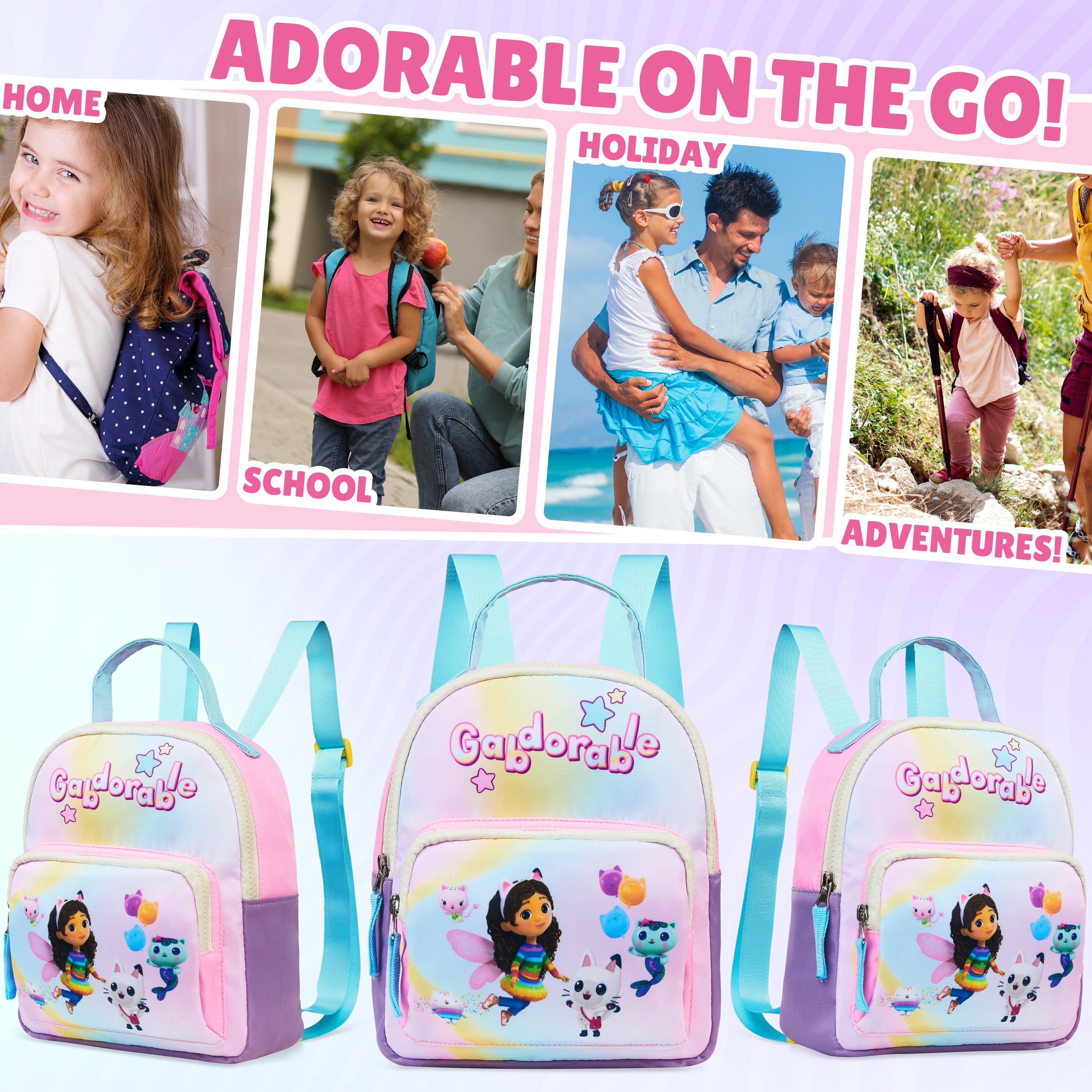 gabby-s-dollhouse-sac-dos-fille-petit-rucksack-l-ger image 3