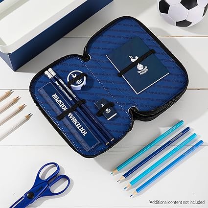 tottenham-hotspur-trousse-scolaire-garnie-3-compartiments image 2