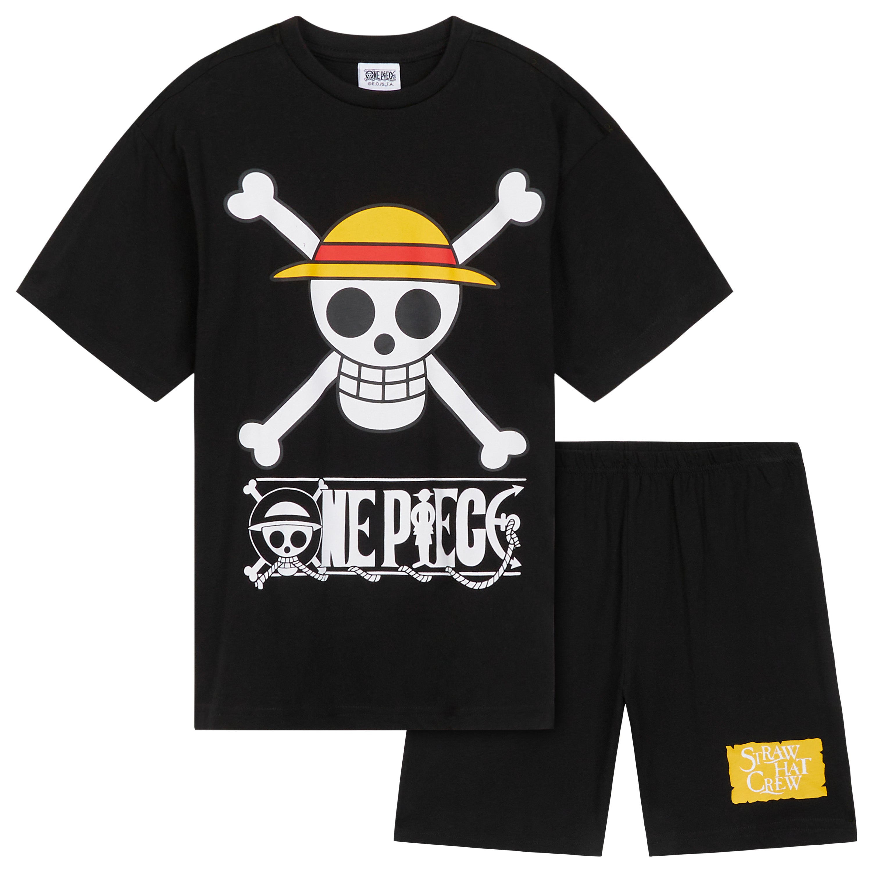 one-piece-pyjama-short-gar-on-9-10-ans-coton image 1