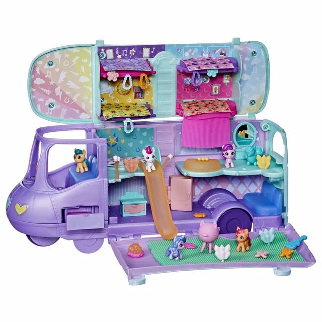 my-little-pony-mini-monde-magique-magic-van-coffret-camping-car image 7