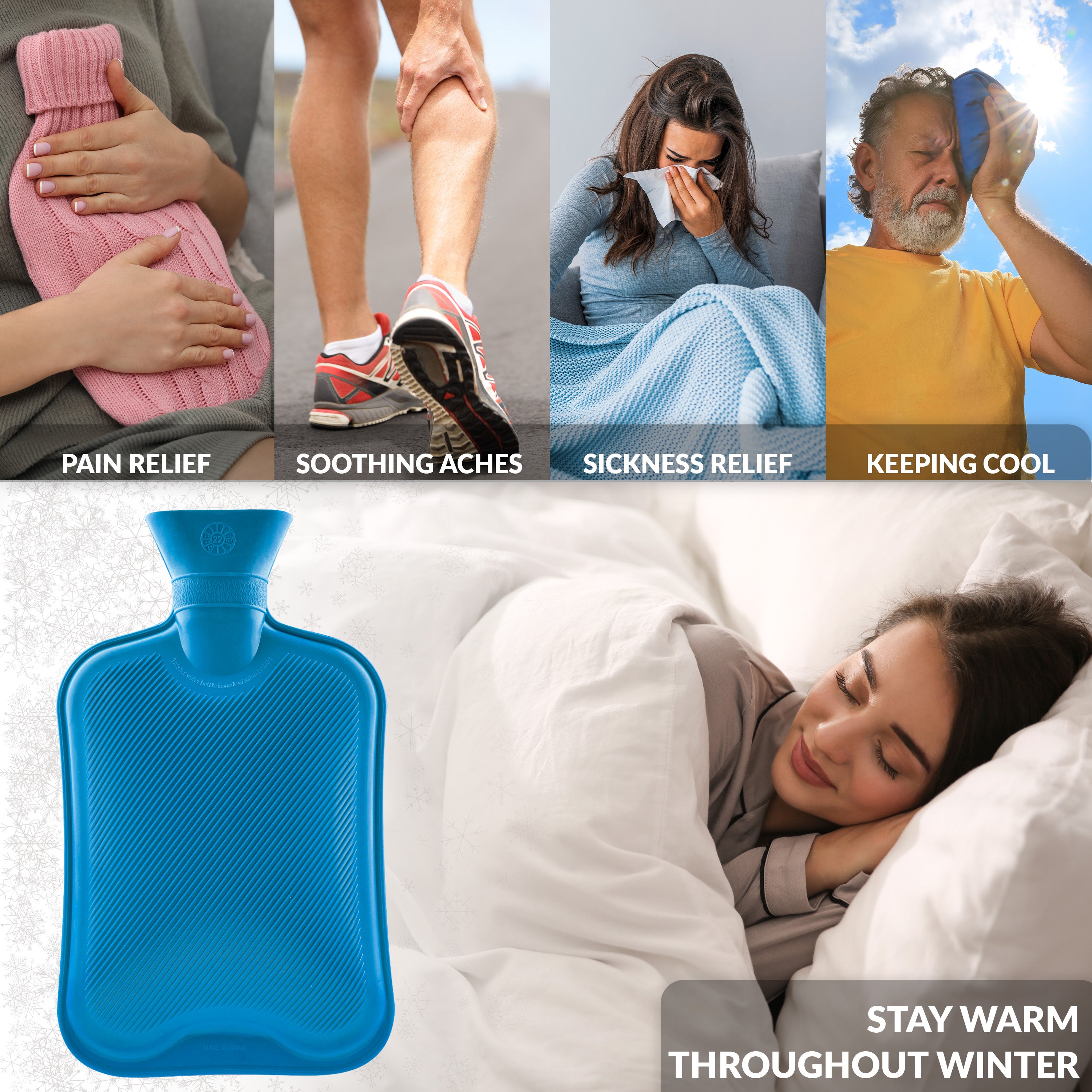bouillotte-eau-chaude-1-8l-caoutchouc-bleue image 2
