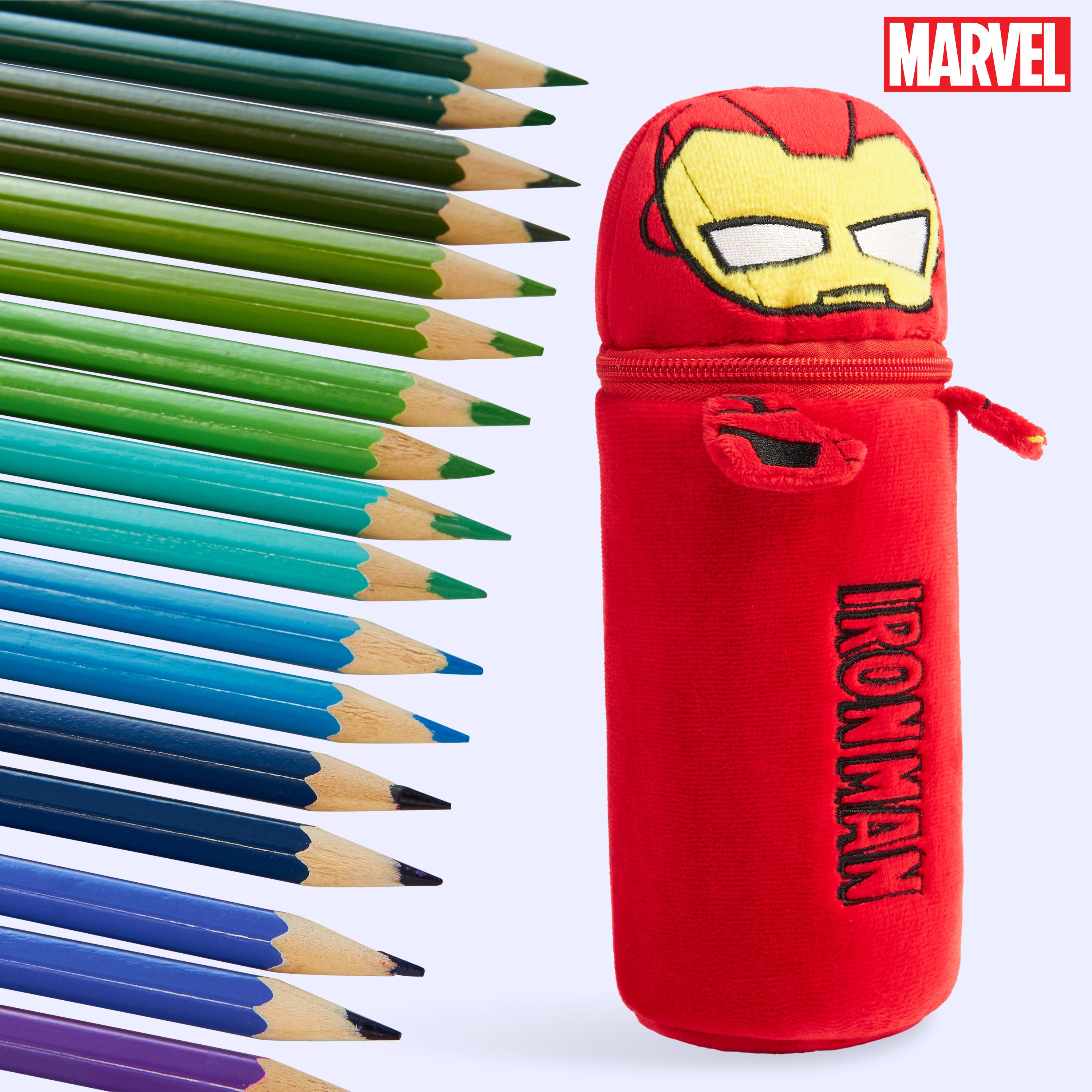 marvel-iron-man-trousse-garnie-48-crayons-couleur-rouge image 4