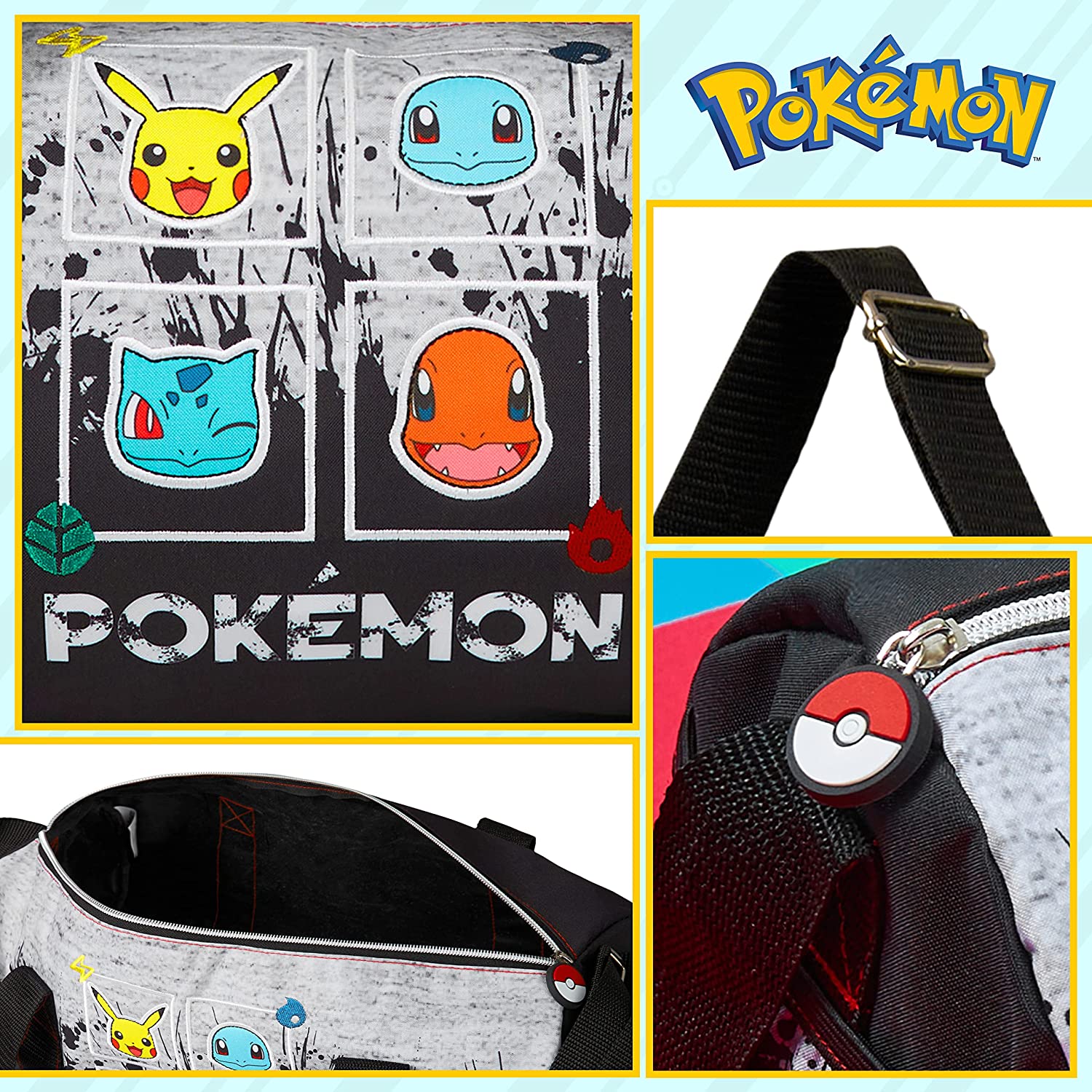 pok-mon-pikachu-sac-de-sport-enfant-polochon-grand-voyage image 6