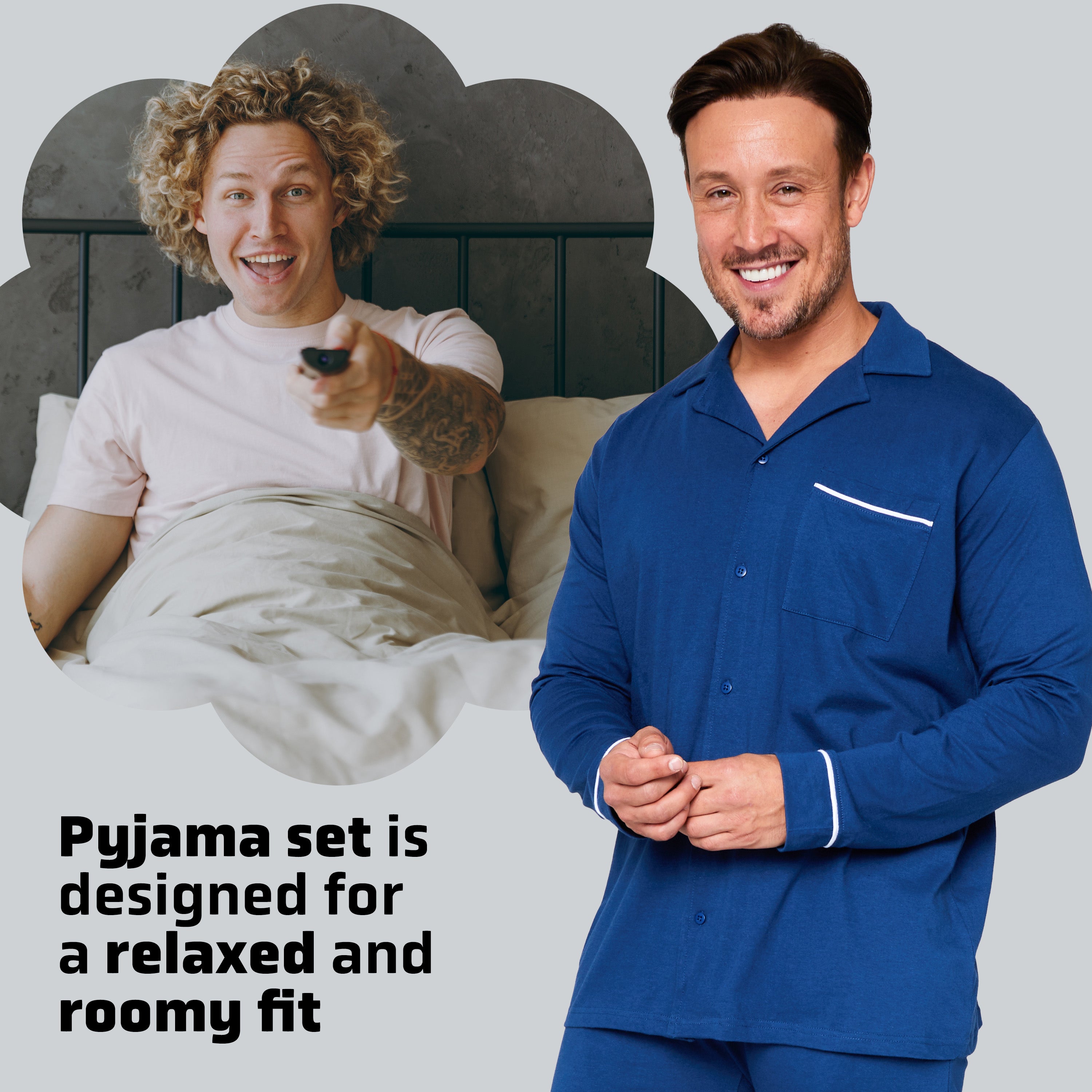get-trend-men-ciycomfort-pyjama-homme-bleu-marine image 5