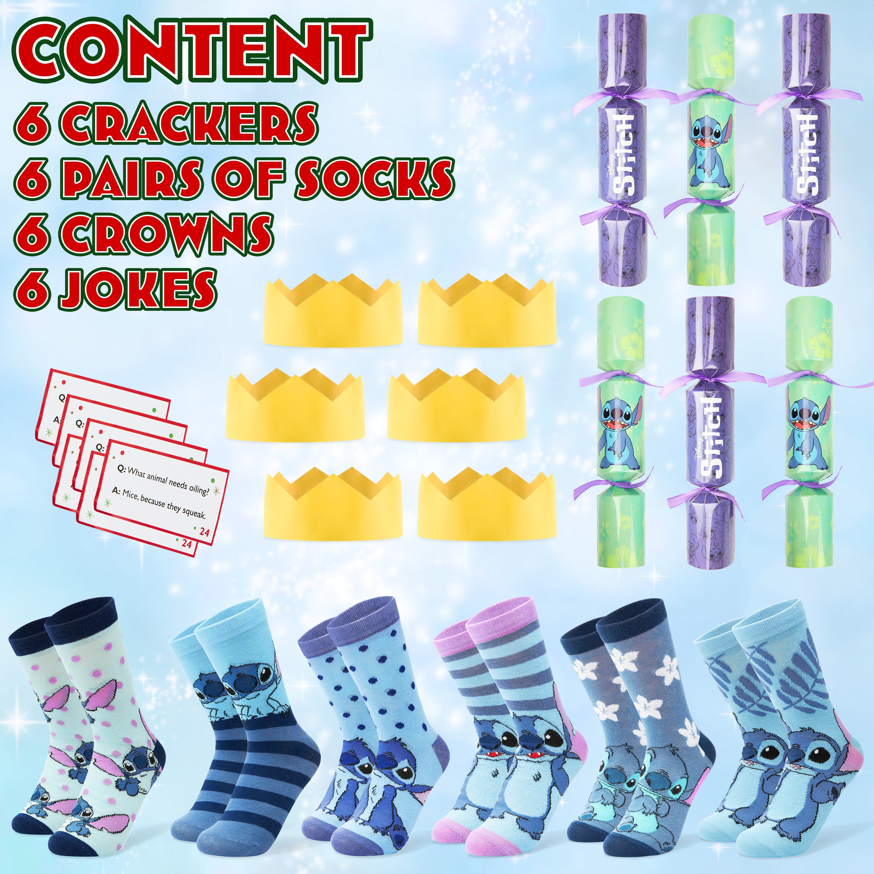 disney-stitch-crackers-no-l-lot-6-avec-chaussettes-adulte image 5