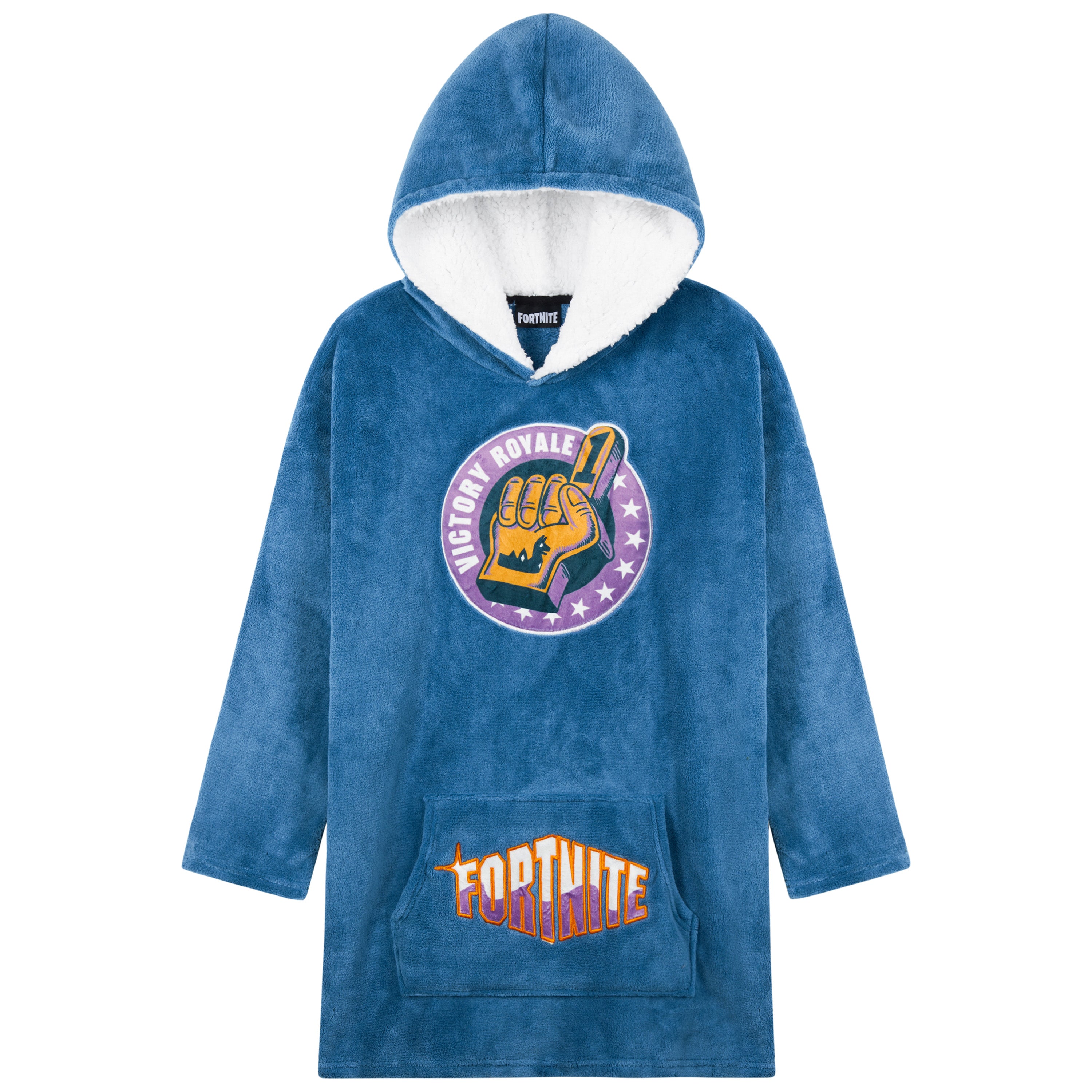 get-trend-fortnite-sweat-plaid-enfant-ado-14-polaire-sherpa image 1