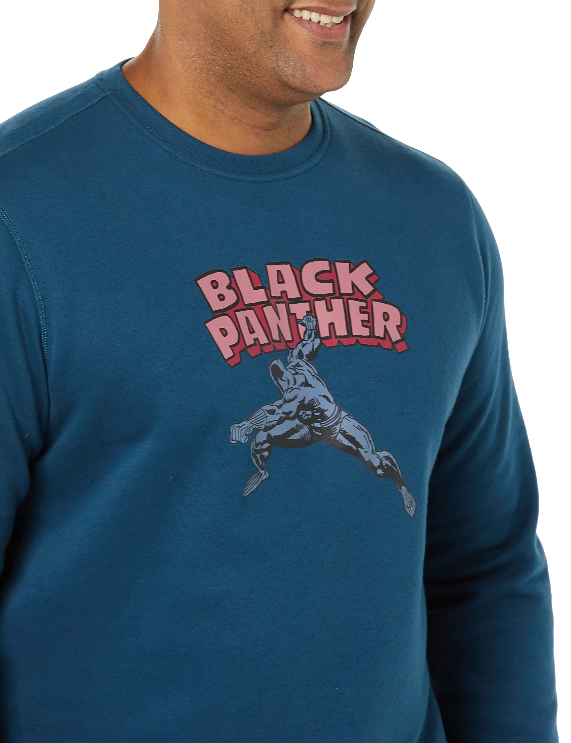 amazon-essentials-marvel-sweat-homme-molleton-black-panther image 5