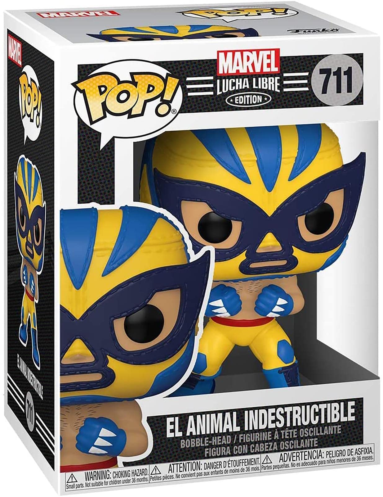 funko-pop-marvel-luchadores-wolverine-figurine-vinyle-luchador image 2