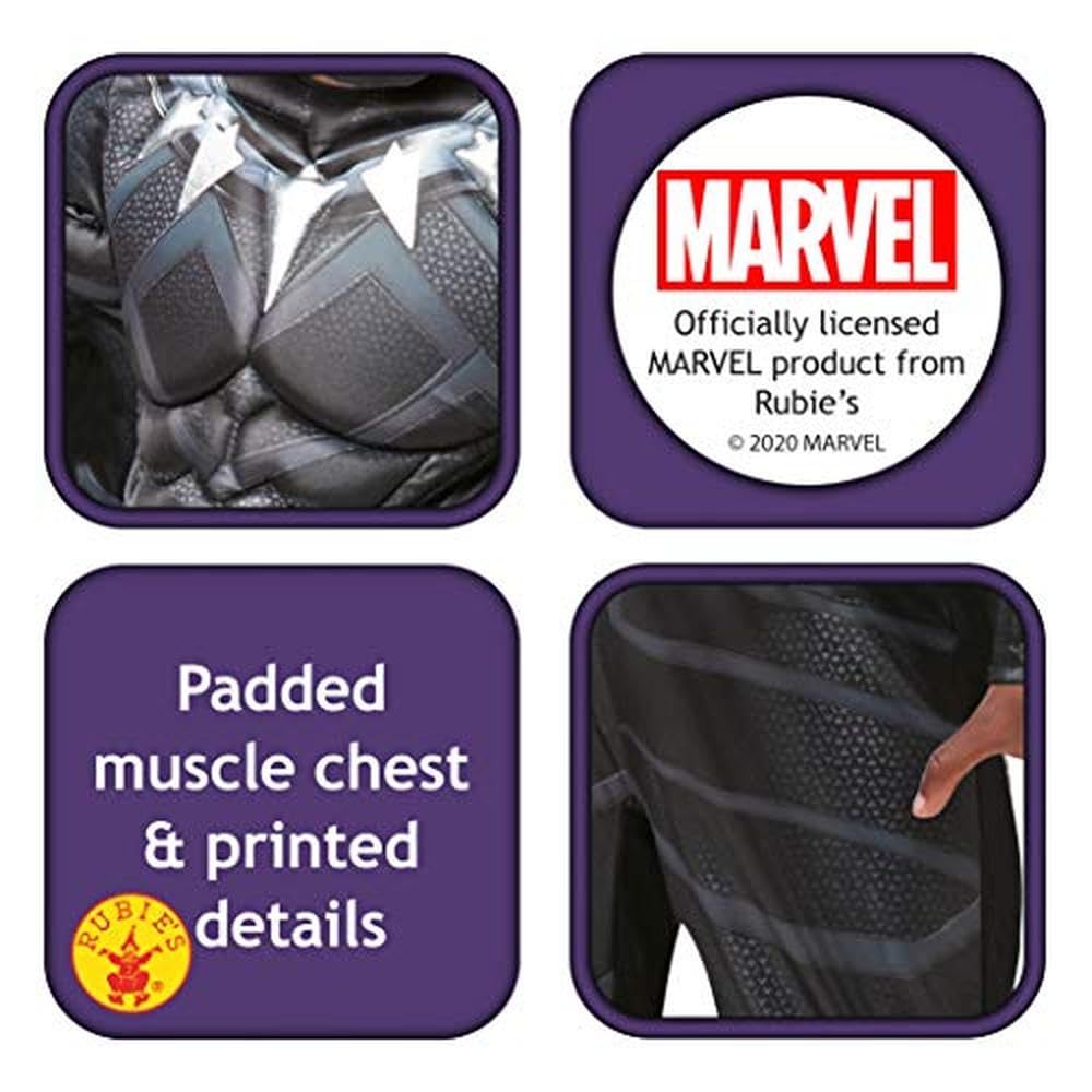 rubie-s-d-guisement-black-panther-enfant-9-10-ans-masque image 3