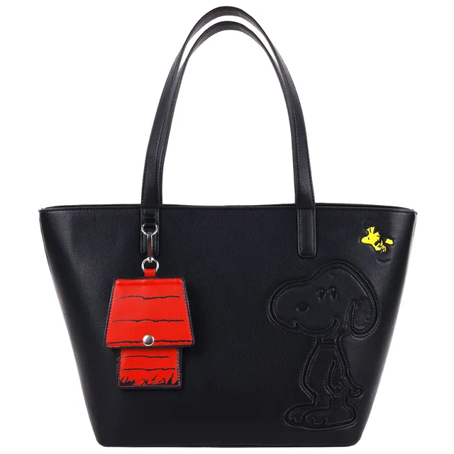 danielle-nicole-peanuts-tote-bag-snoopy-noir-porte-cartes image 1