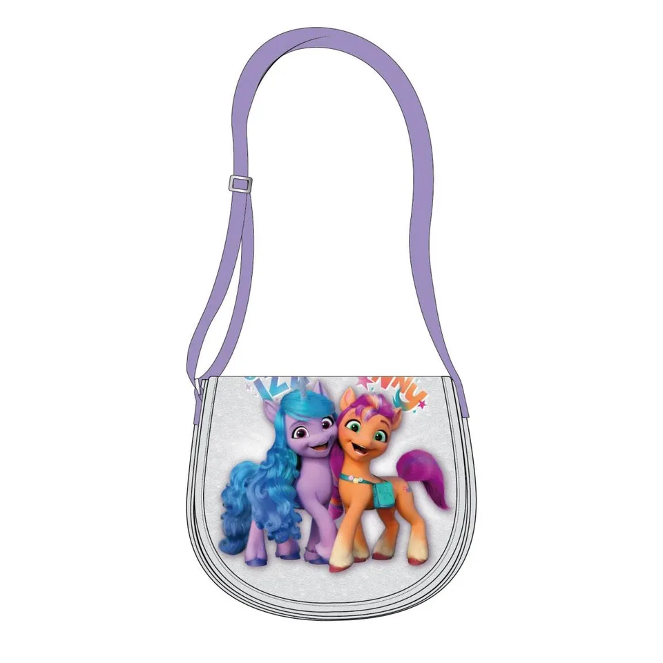 my-little-pony-sac-bandouli-re-cartable-enfant-brillant-14-cm image 1