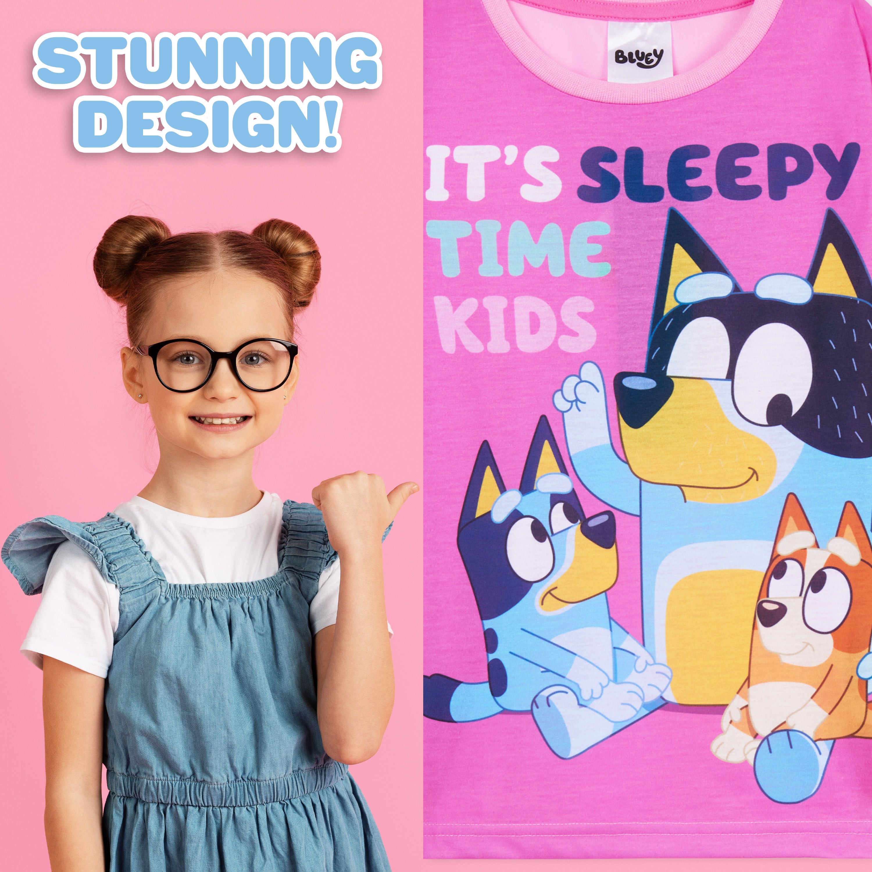 bluey-pyjama-fille-long-manches-longues-2-8-ans image 2