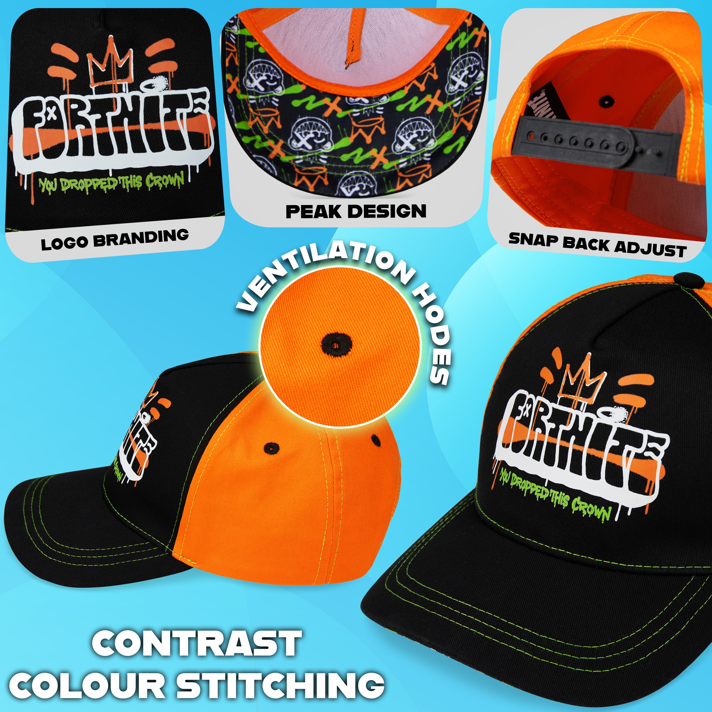 fortnite-casquette-enfant-baseball-gamer-r-glable image 4