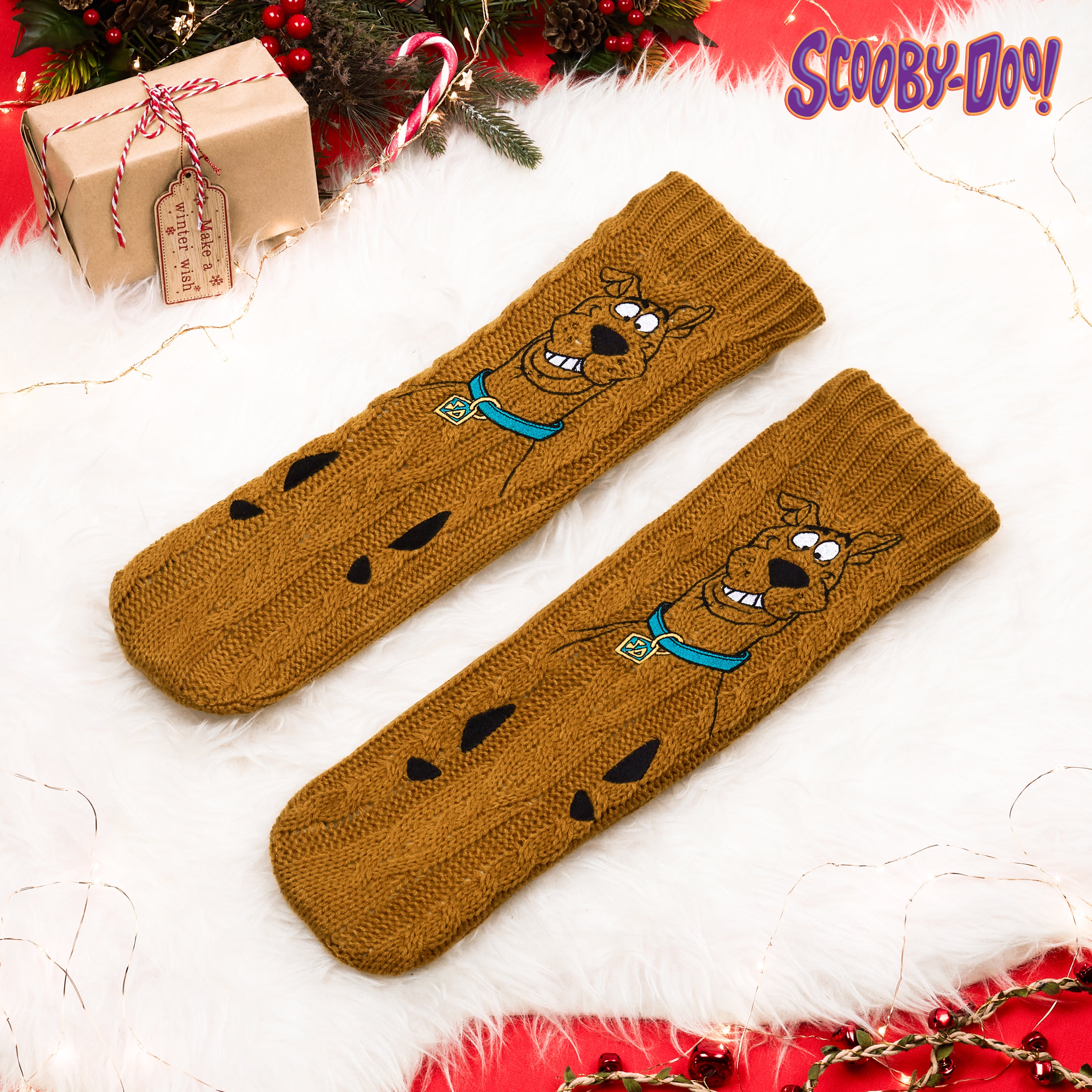 scooby-doo-chaussons-chaussettes-pilou-homme-antid-rapantes image 4