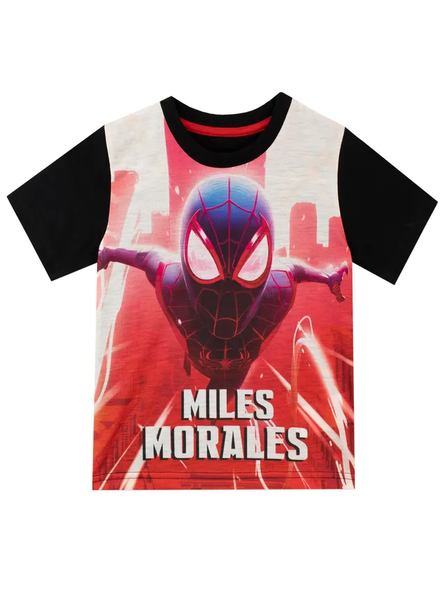 marvel-miles-morales-t-shirt-spiderman-gar-on-multicolore-3-4-ans image 1