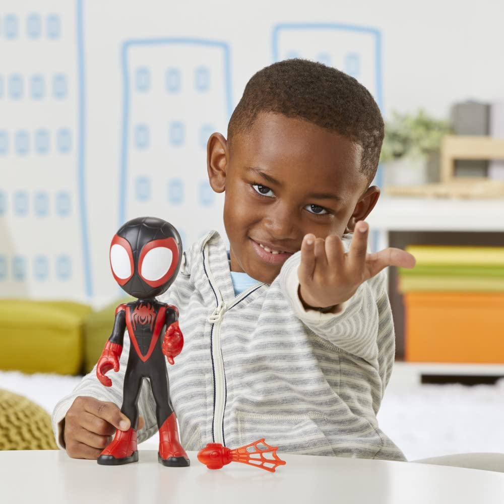 spidey-amazing-friends-miles-morales-22-5-cm-figurine-g-ante-enfant image 5