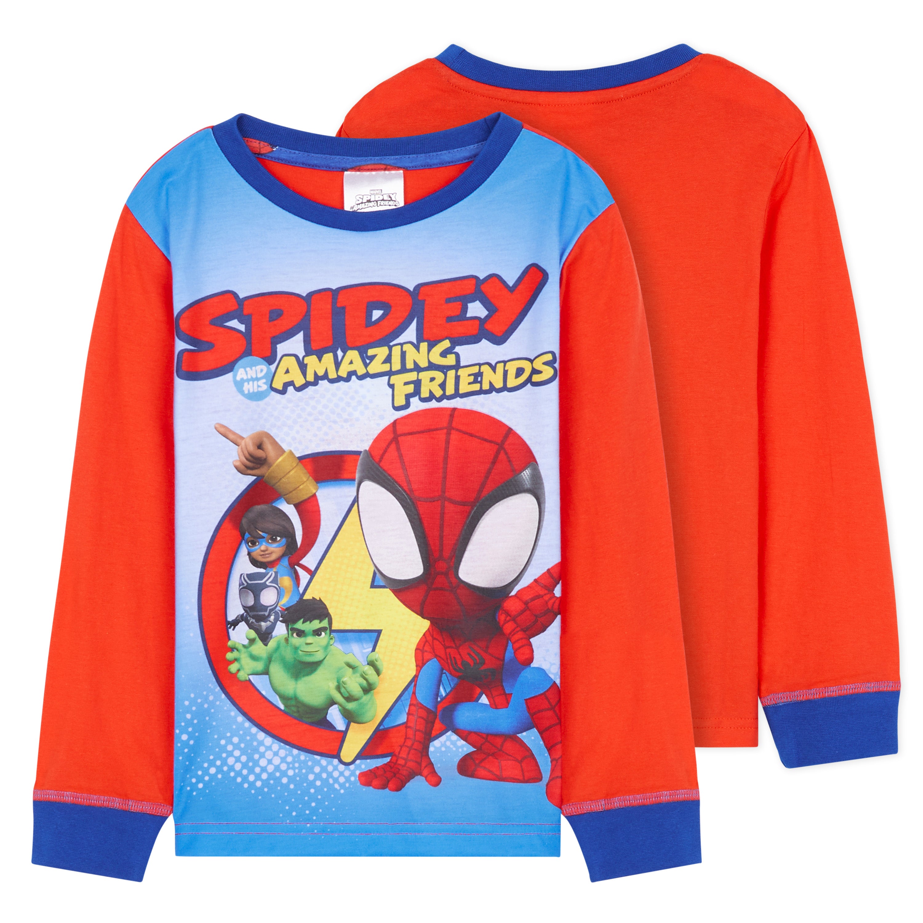 marvel-spiderman-pyjama-gar-on-2-pi-ces-doux image 3