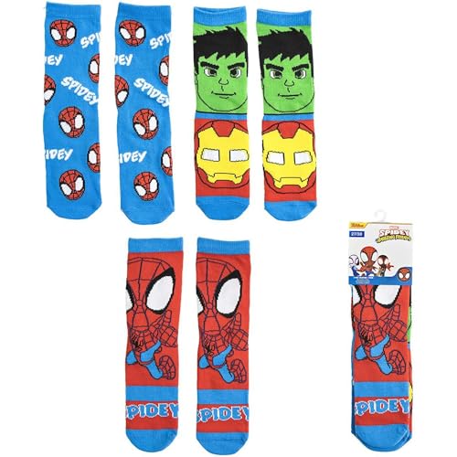 marvel-chaussettes-spidey-23-26-lot-3-coton-enfant image 7