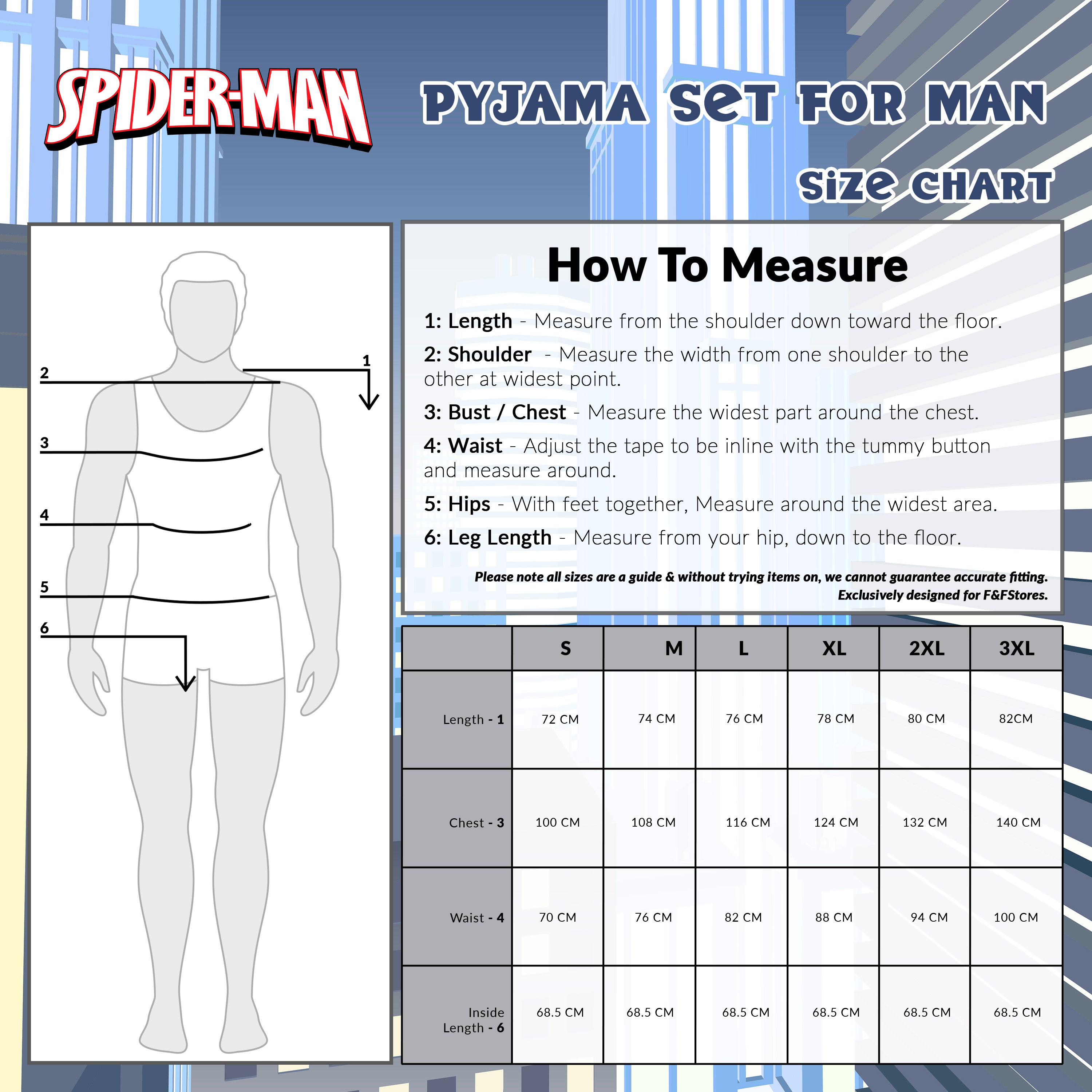 marvel-spiderman-pyjama-homme-t-shirt-pantalon-taille-l image 7