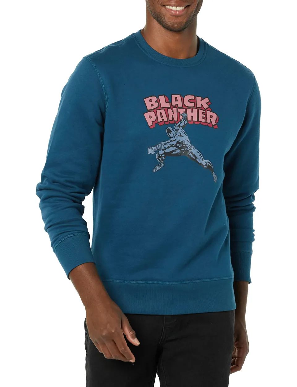 amazon-essentials-marvel-sweat-homme-molleton-black-panther image 1
