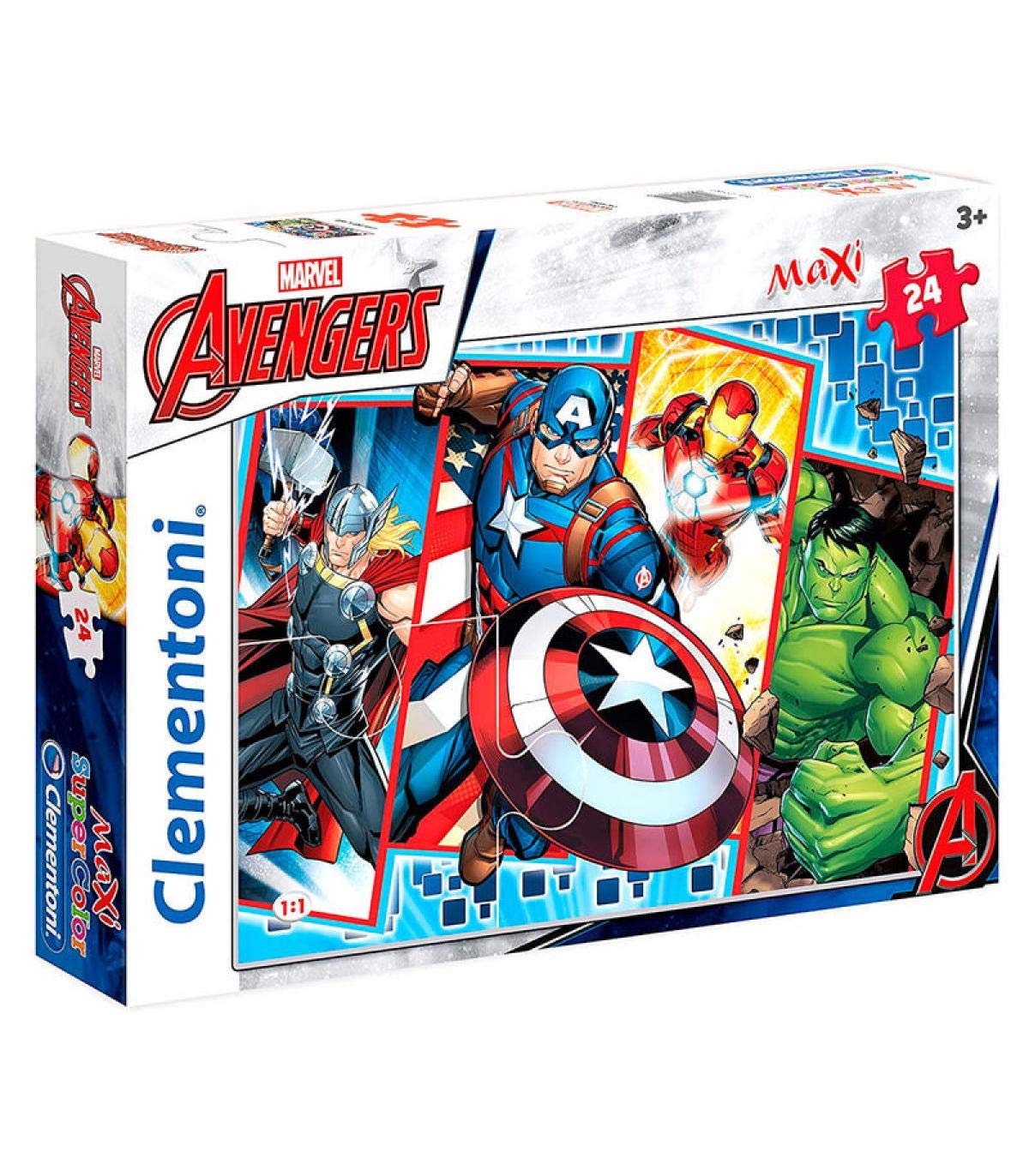 clementoni-supercolor-puzzle-spider-man-24-maxi-62x42-cm image 6