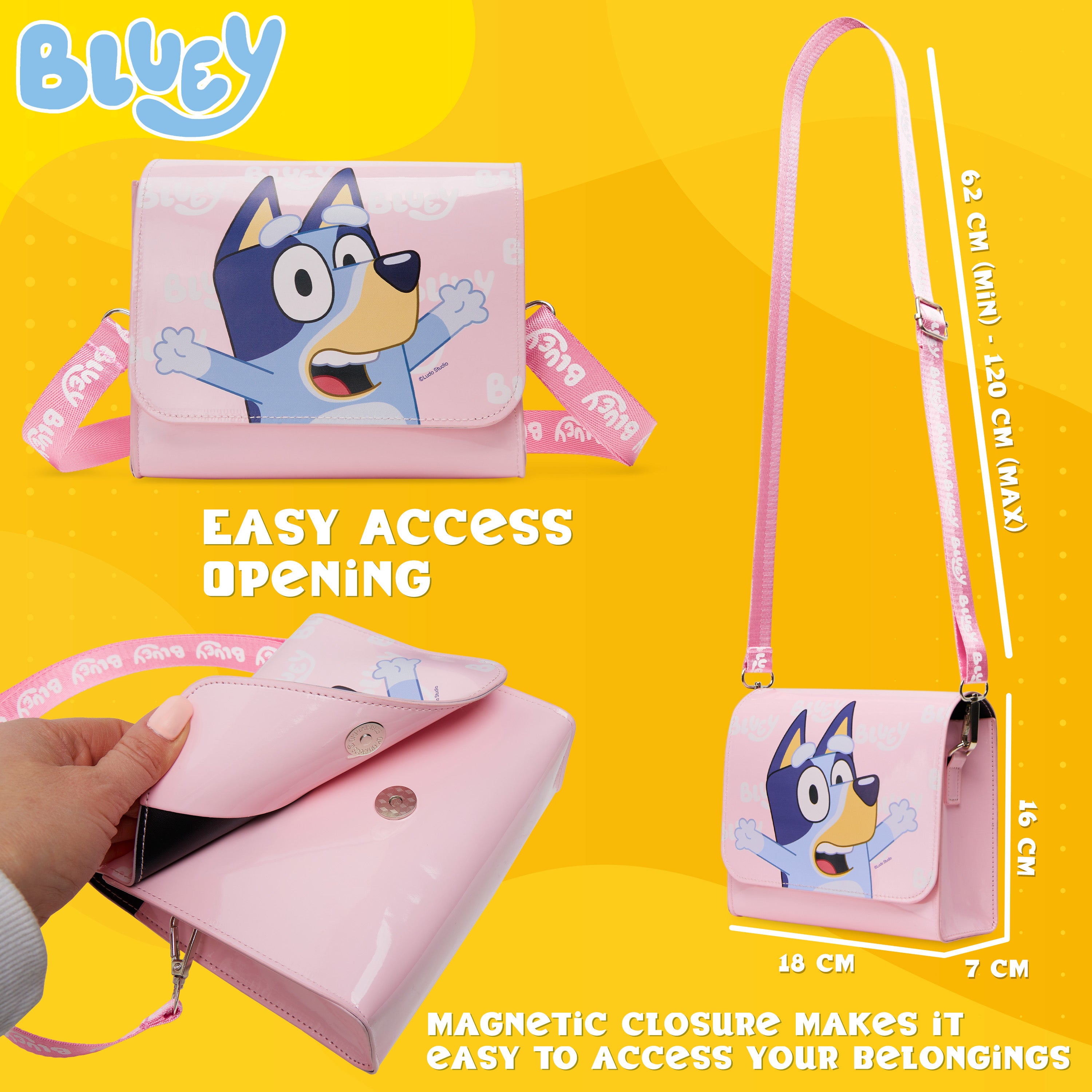 bluey-sac-bandouli-re-fille-enfant-paule-r-glable-cadeau image 6
