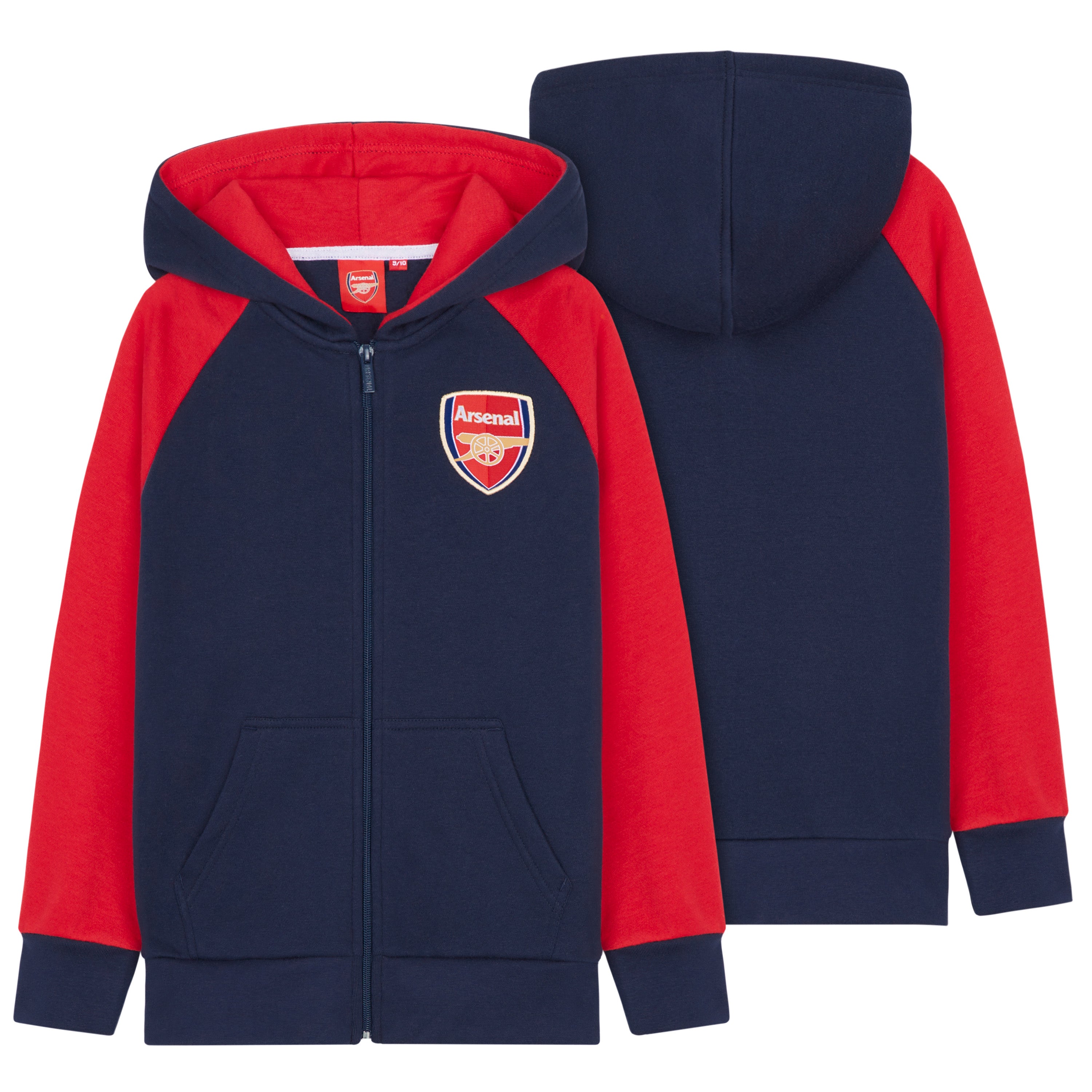 arsenal-sweat-capuche-zipp-gar-on-poches-7-14-ans image 3