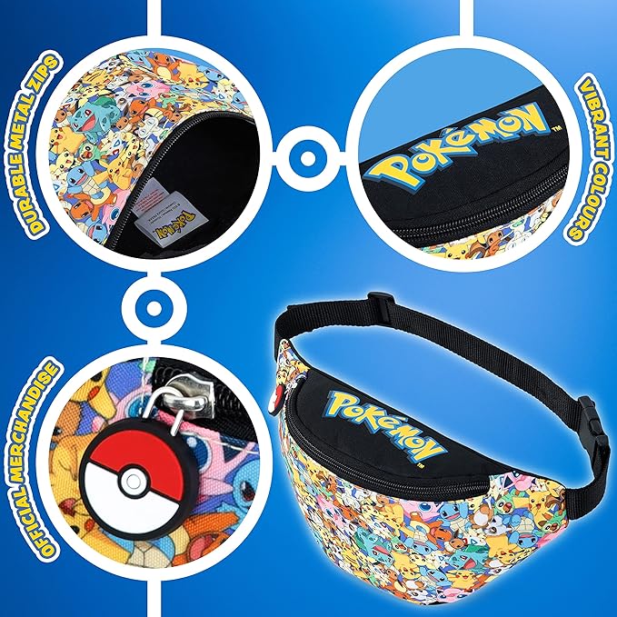 pok-mon-pikachu-sac-banane-enfant-r-glable-l-ger image 5