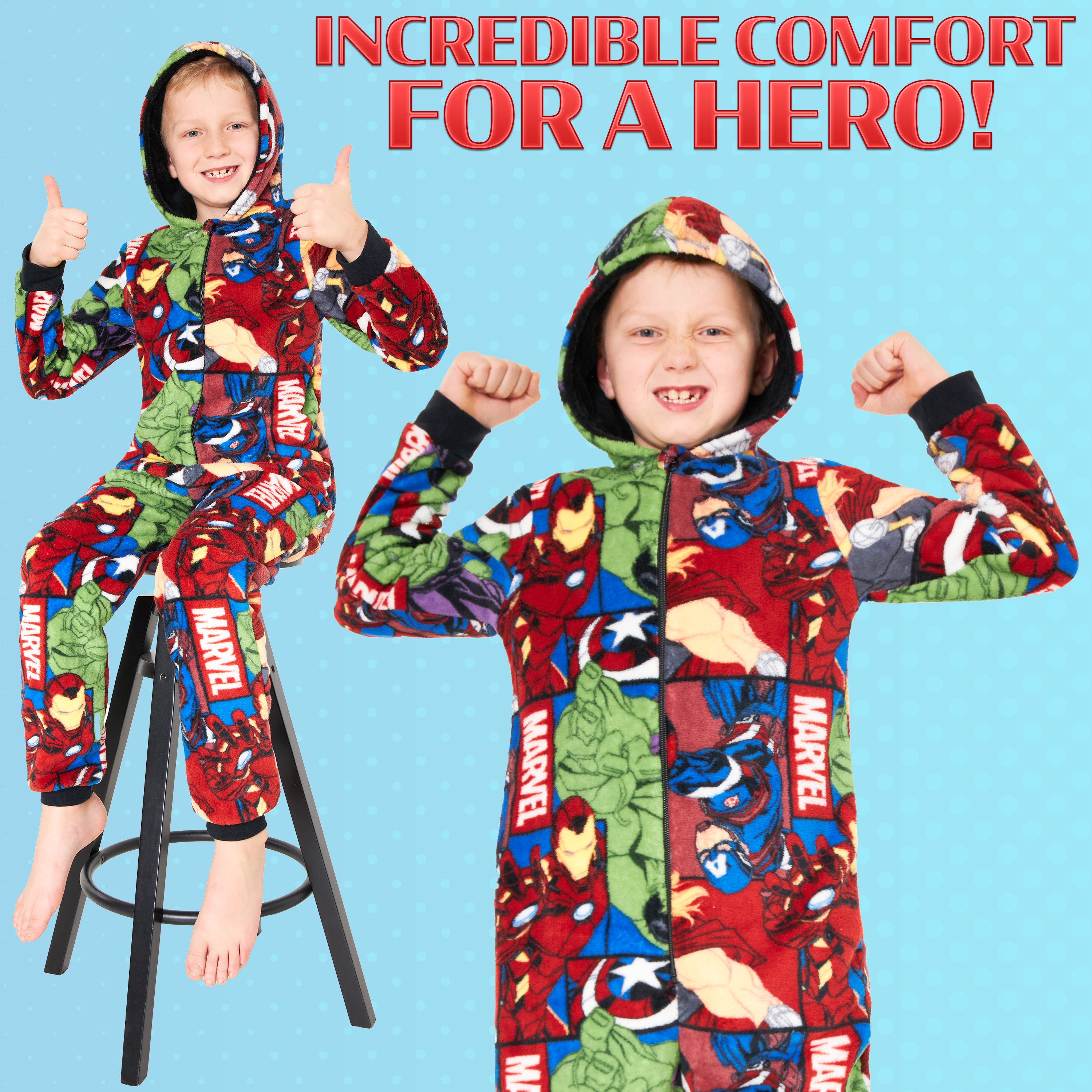 marvel-combinaison-pyjama-gar-on-polaire-7-15-ans image 5