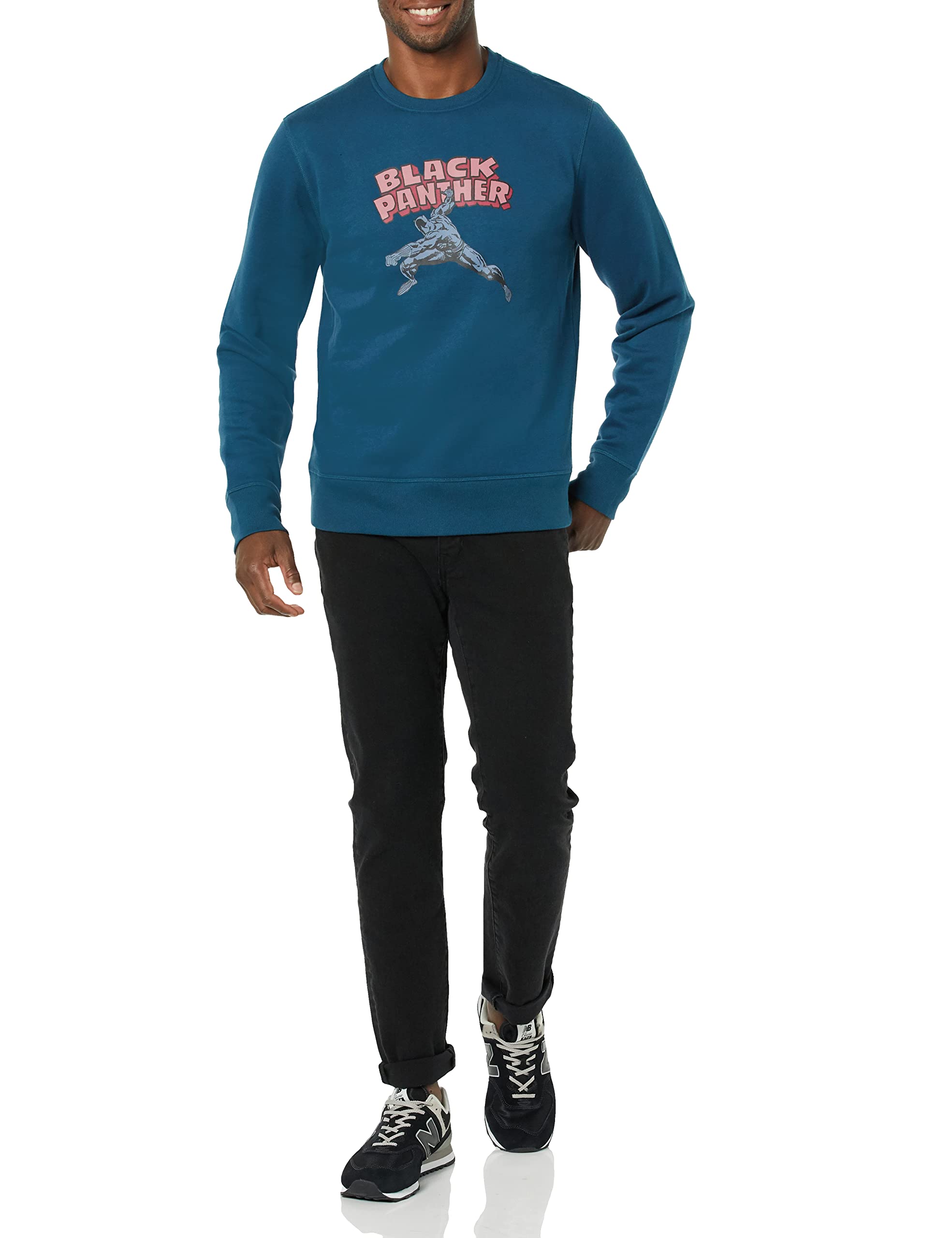 amazon-essentials-marvel-sweat-homme-molleton-black-panther image 3
