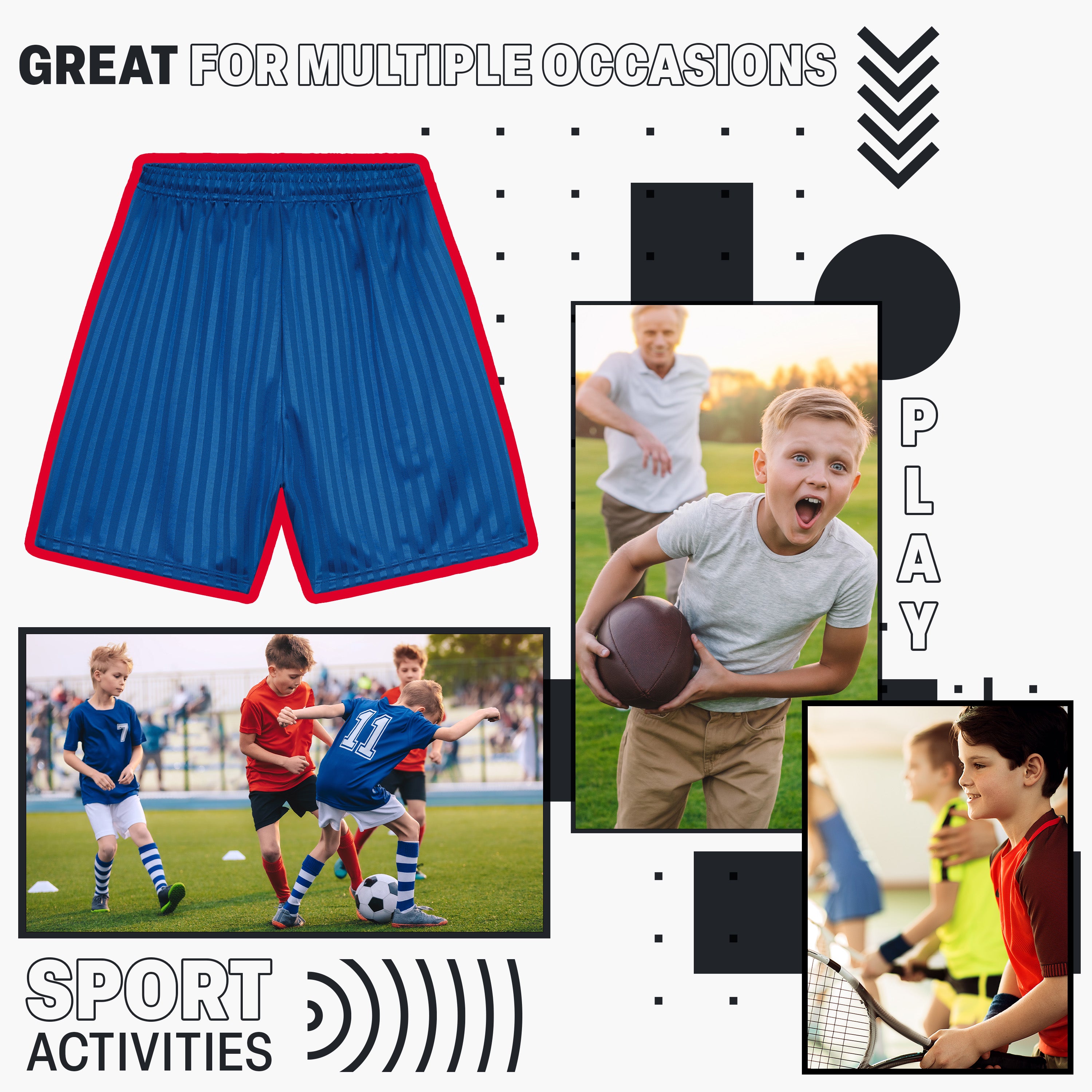 citycomfort-short-sport-gar-on-ray-polyester-5-14-ans image 6
