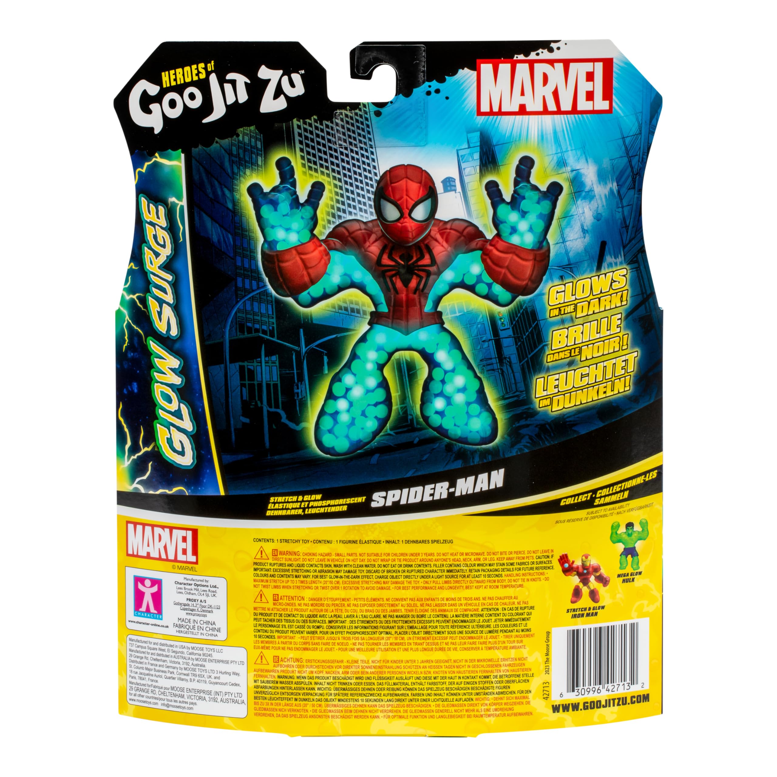 heroes-of-goo-jit-zu-glow-surge-marvel-spider-man-figurine-lastique-11-cm image 5