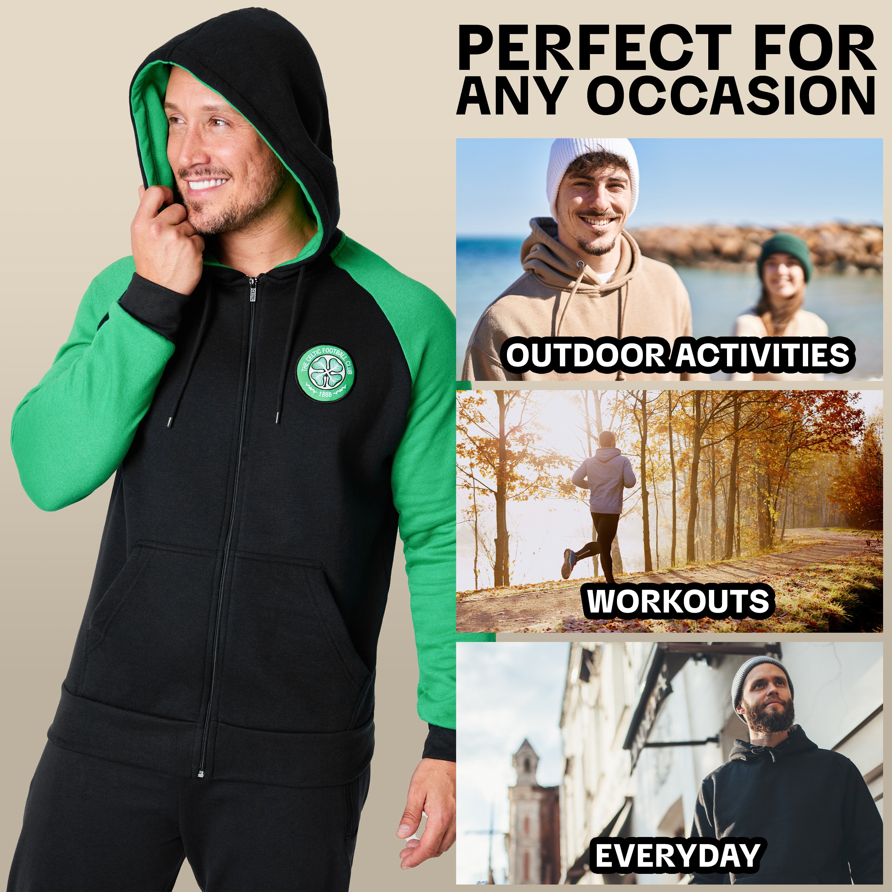 celtic-fc-sweat-zipp-capuche-homme-m-poches image 5
