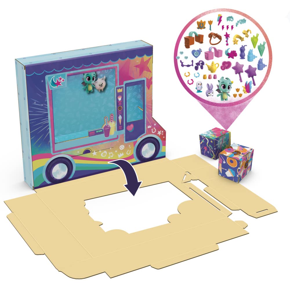 my-little-pony-cr-e-ton-style-baie-port-poney-4-poneys-50-accessoires image 8