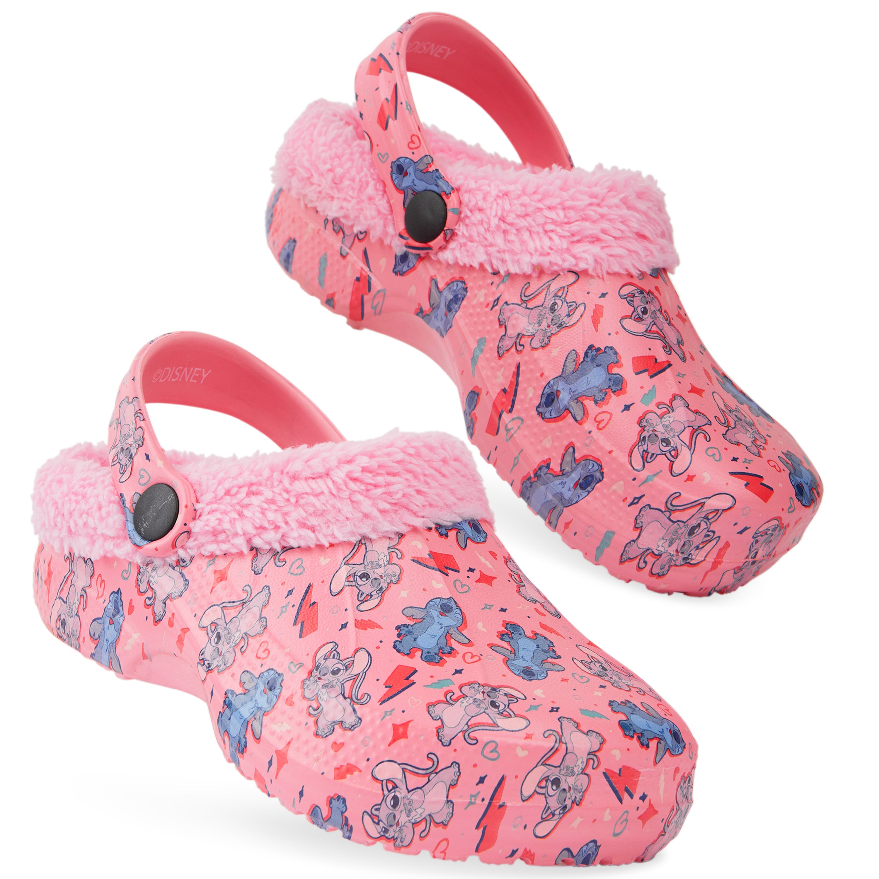 disney-stitch-sabots-hiver-fille-polaire-charms image 1