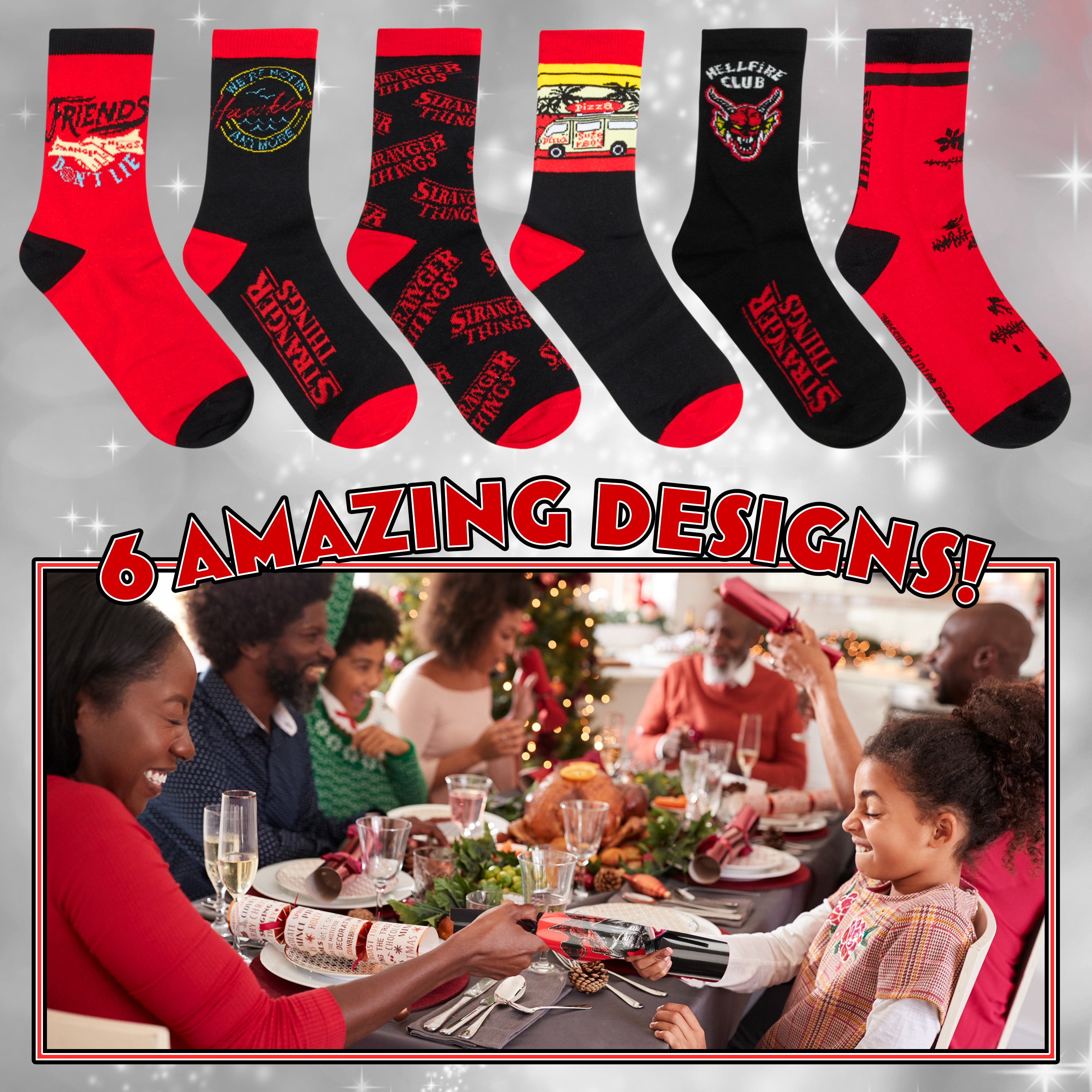stranger-things-crackers-no-l-lot-6-chaussettes-femme-coton image 3