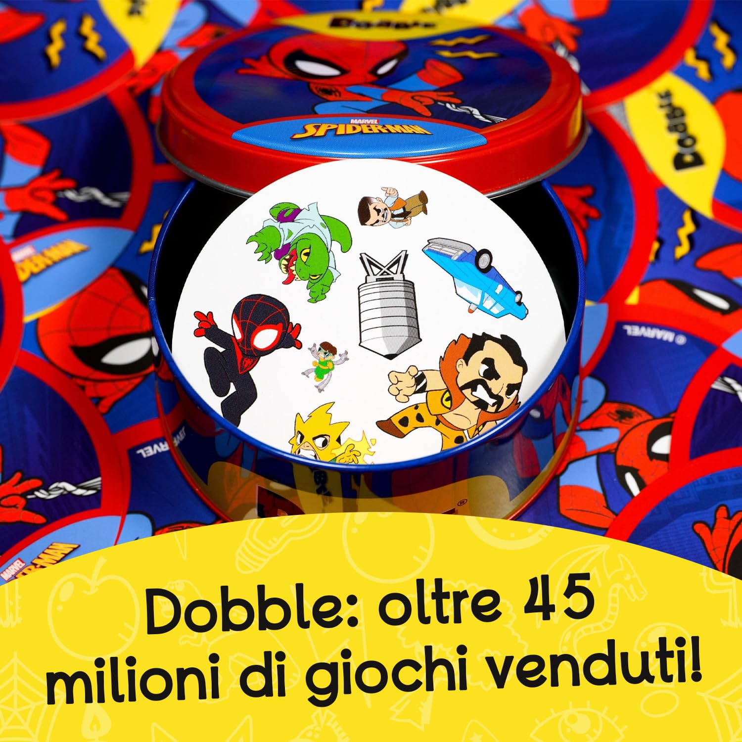 dobble-spider-man-jeu-de-cartes-55-cartes-6-ans image 5