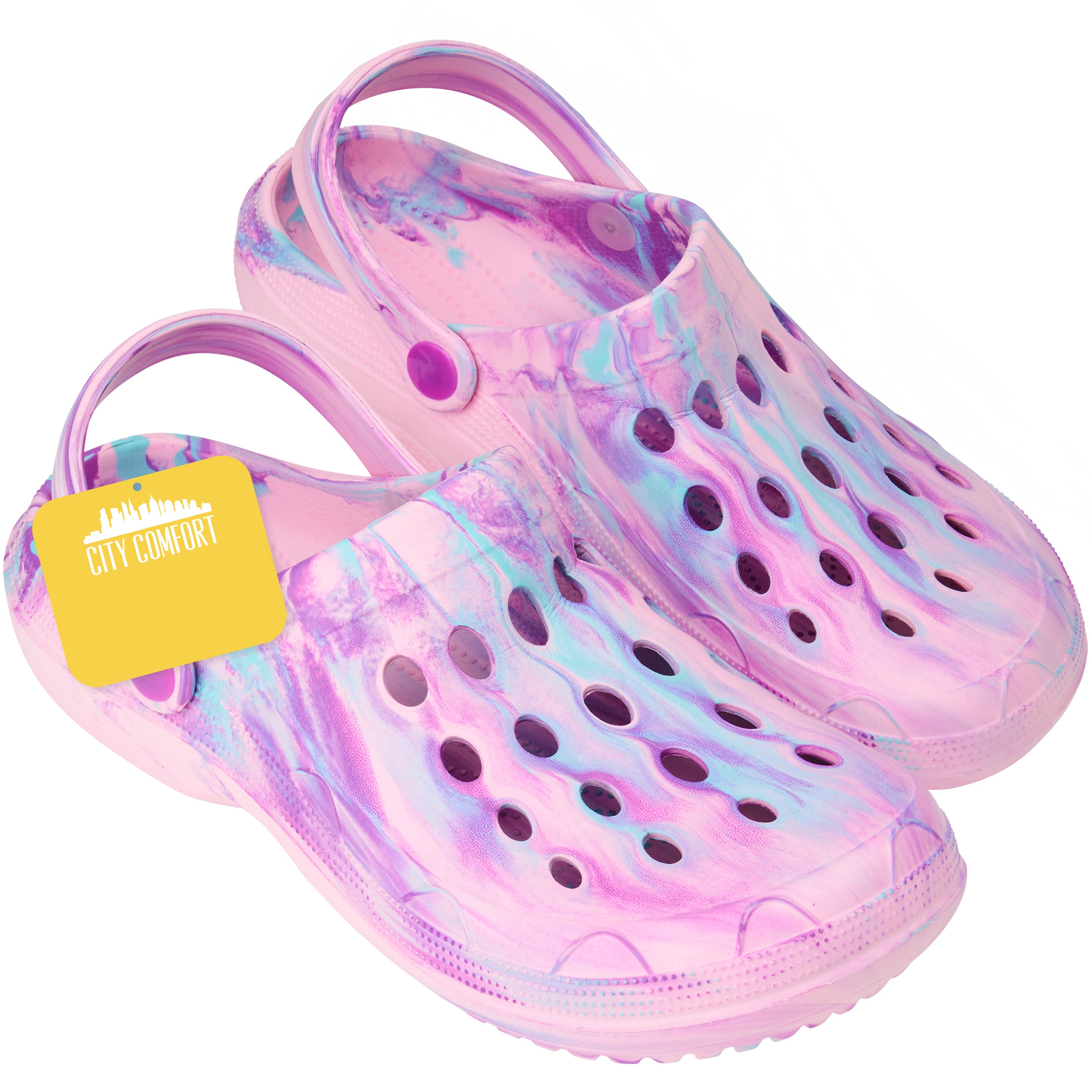 citycomfort-sabots-femme-tie-dye-violet-tie-dye-4-5-uk image 7