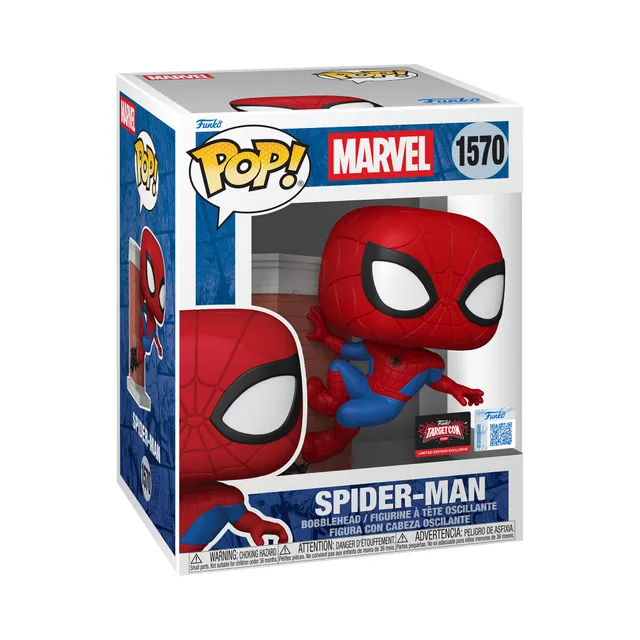 funko-pop-premium-spider-man-leaning-figurine-vinyle image 1