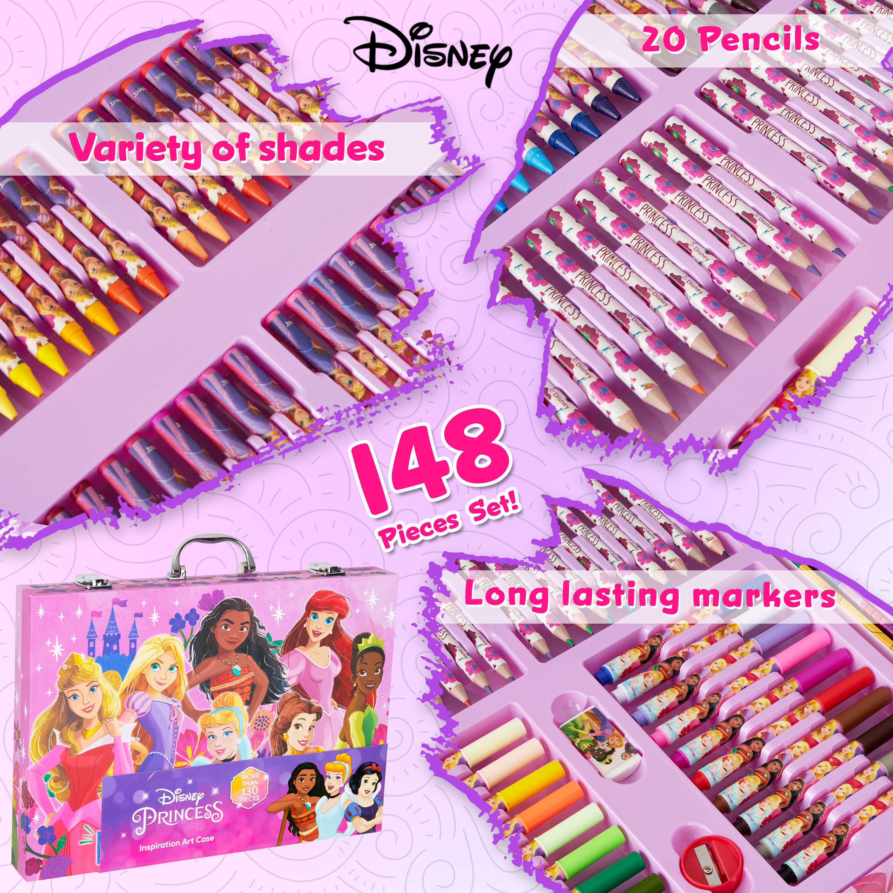 disney-princesses-coffret-dessin-enfant-130-pi-ces-mallette image 4
