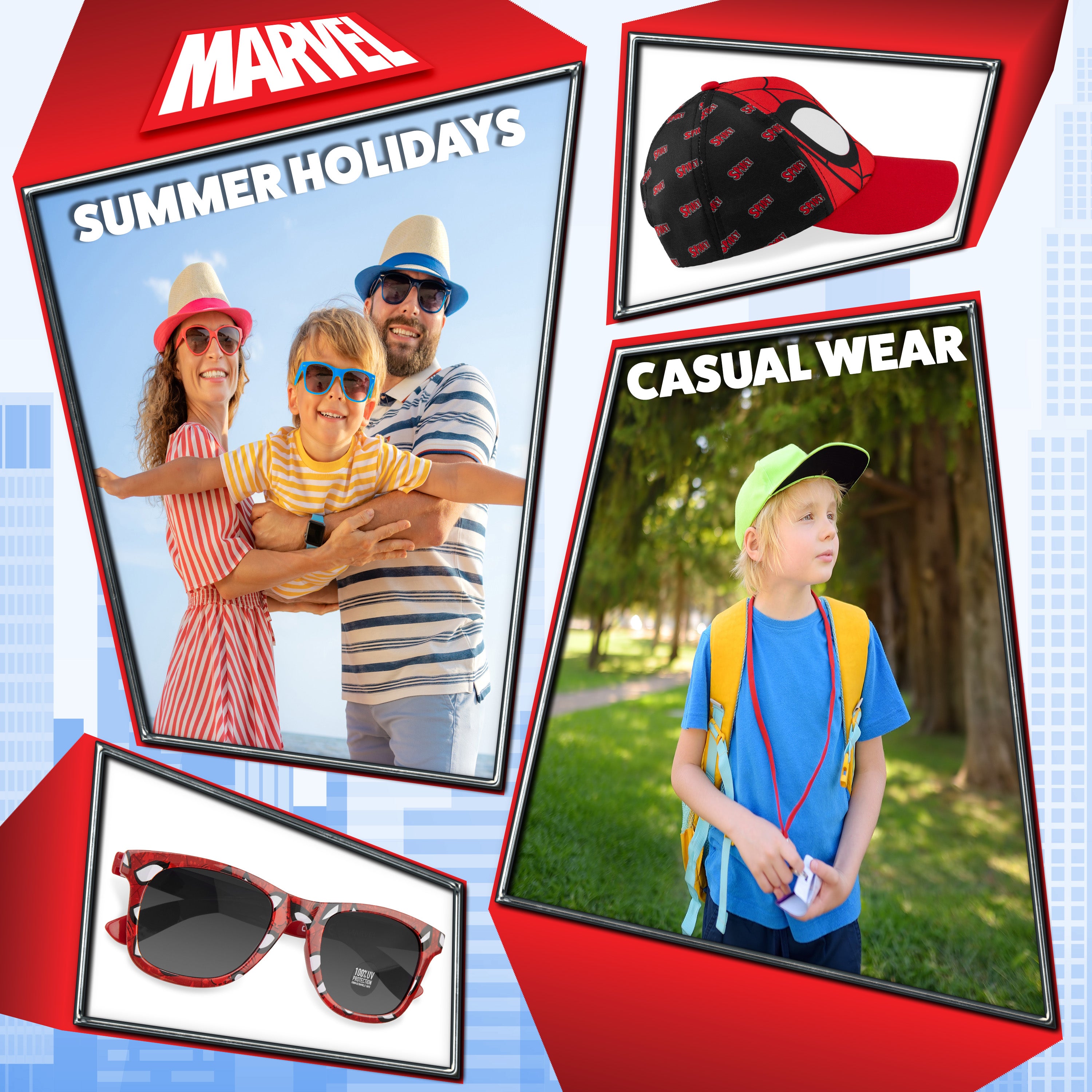 marvel-spiderman-casquette-gar-on-lunettes-uv400 image 5
