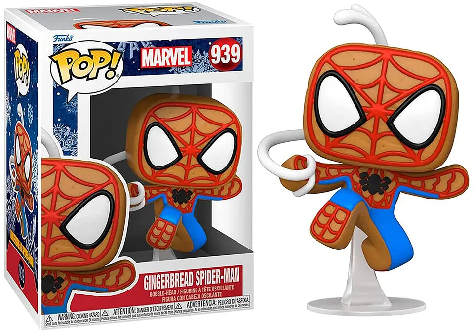 funko-pop-holiday-spider-man-figurine-vinyle-9-5-cm image 1