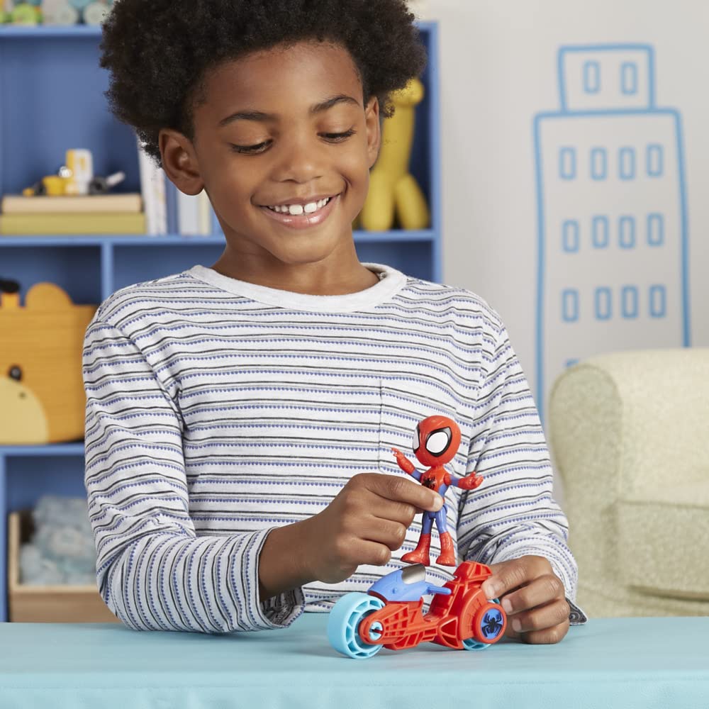 marvel-spidey-amazing-friends-figurine-moto-10-cm-d-s-3-ans image 4