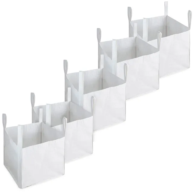 deco-express-sac-d-chets-verts-blanc-1-5t-80x80x80-lot-5 image 1
