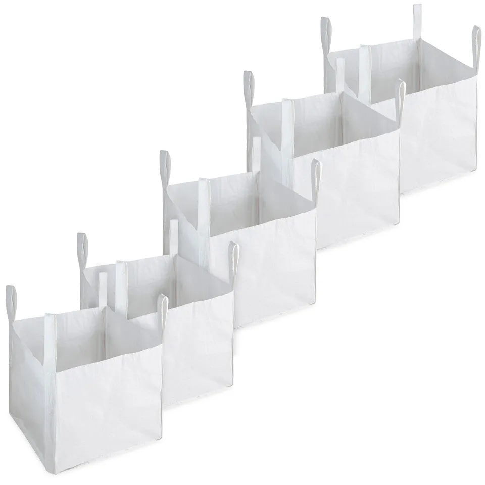 deco-express-sac-d-chets-verts-blanc-1-5t-80x80x80-lot-5 image 1