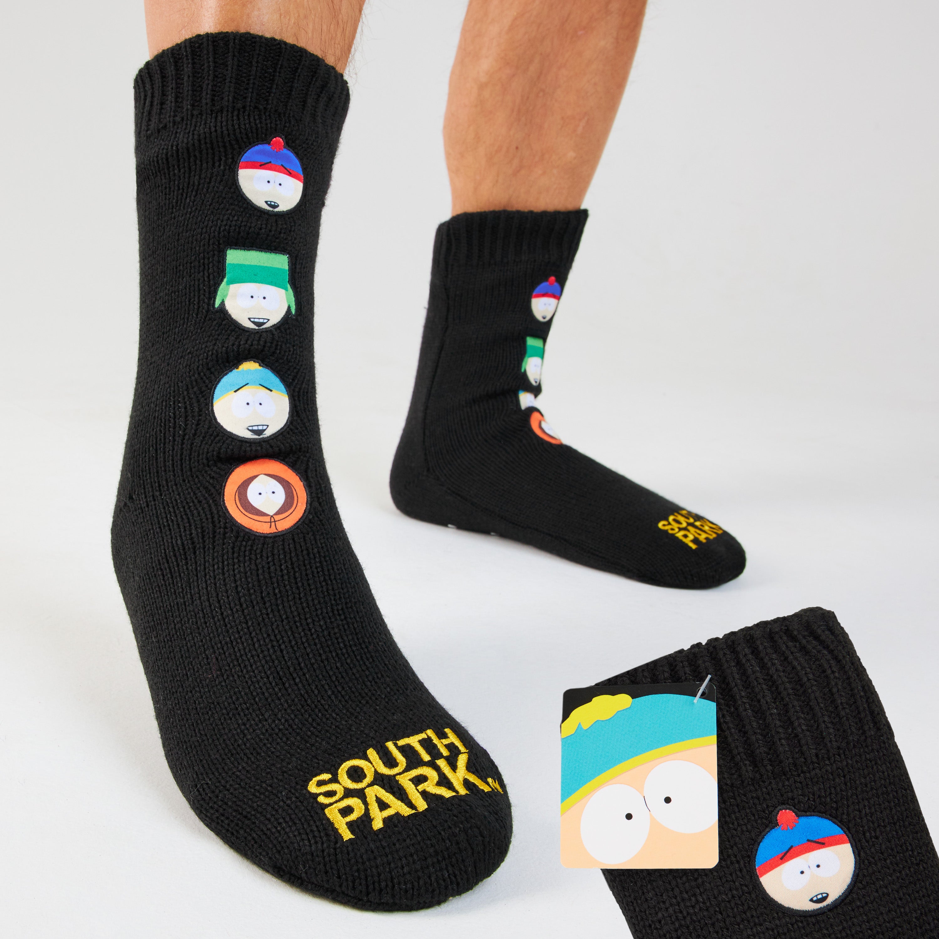 get-trend-men-chaussettes-chaussons-south-park-homme-pilou-antid-rapantes image 2