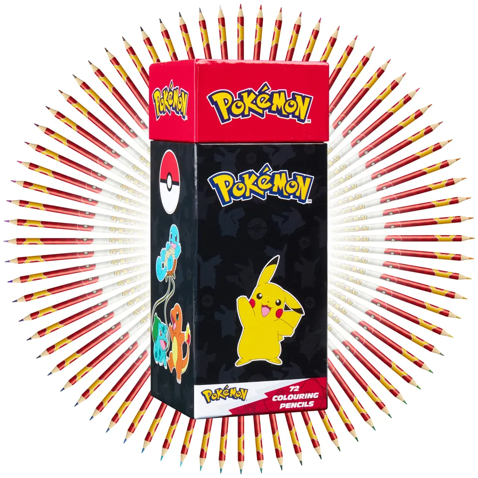 get-trend-pok-mon-crayons-couleur-72-pi-ces-pikachu image 1