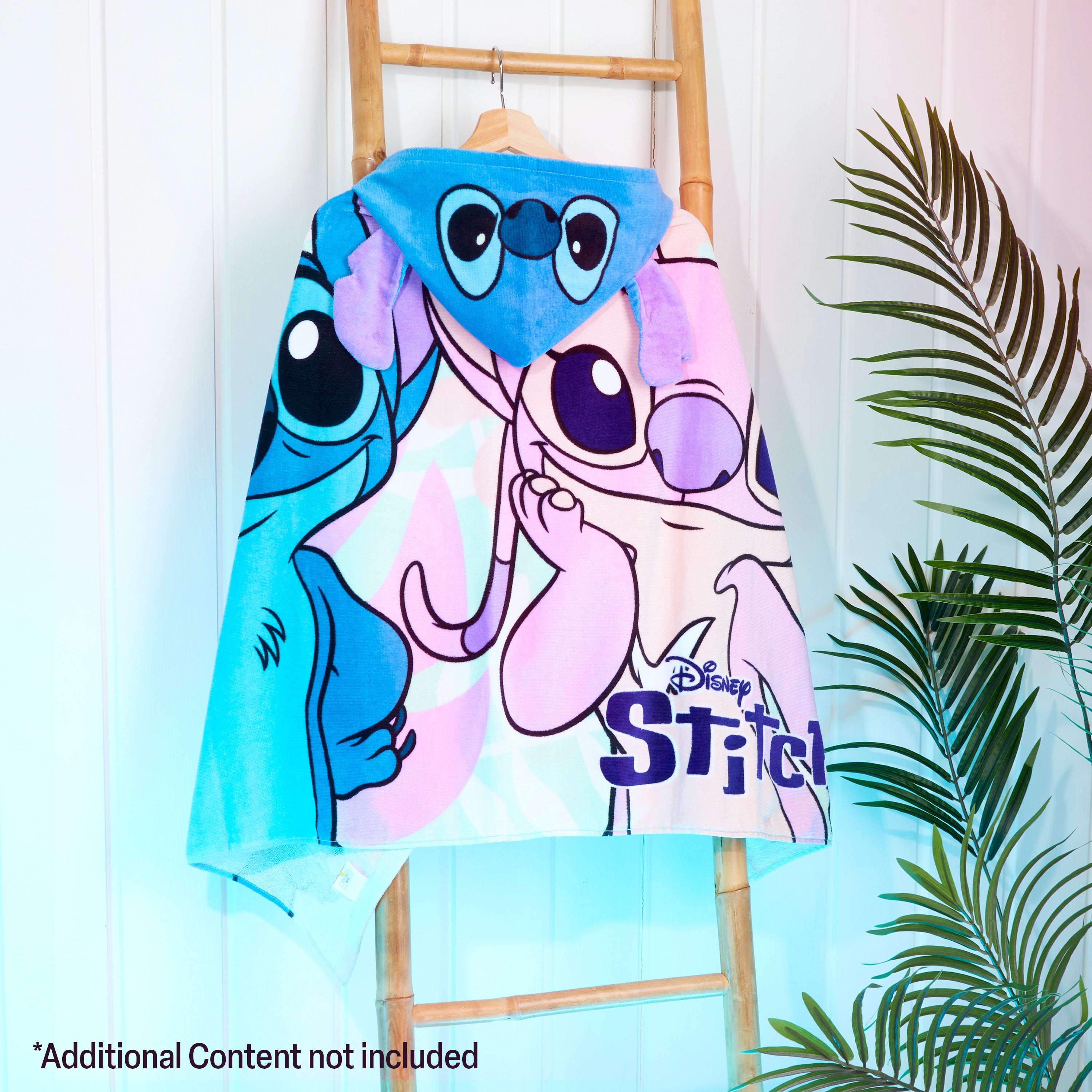 disney-stitch-serviette-capuche-enfant-poncho-bain-absorbant image 2