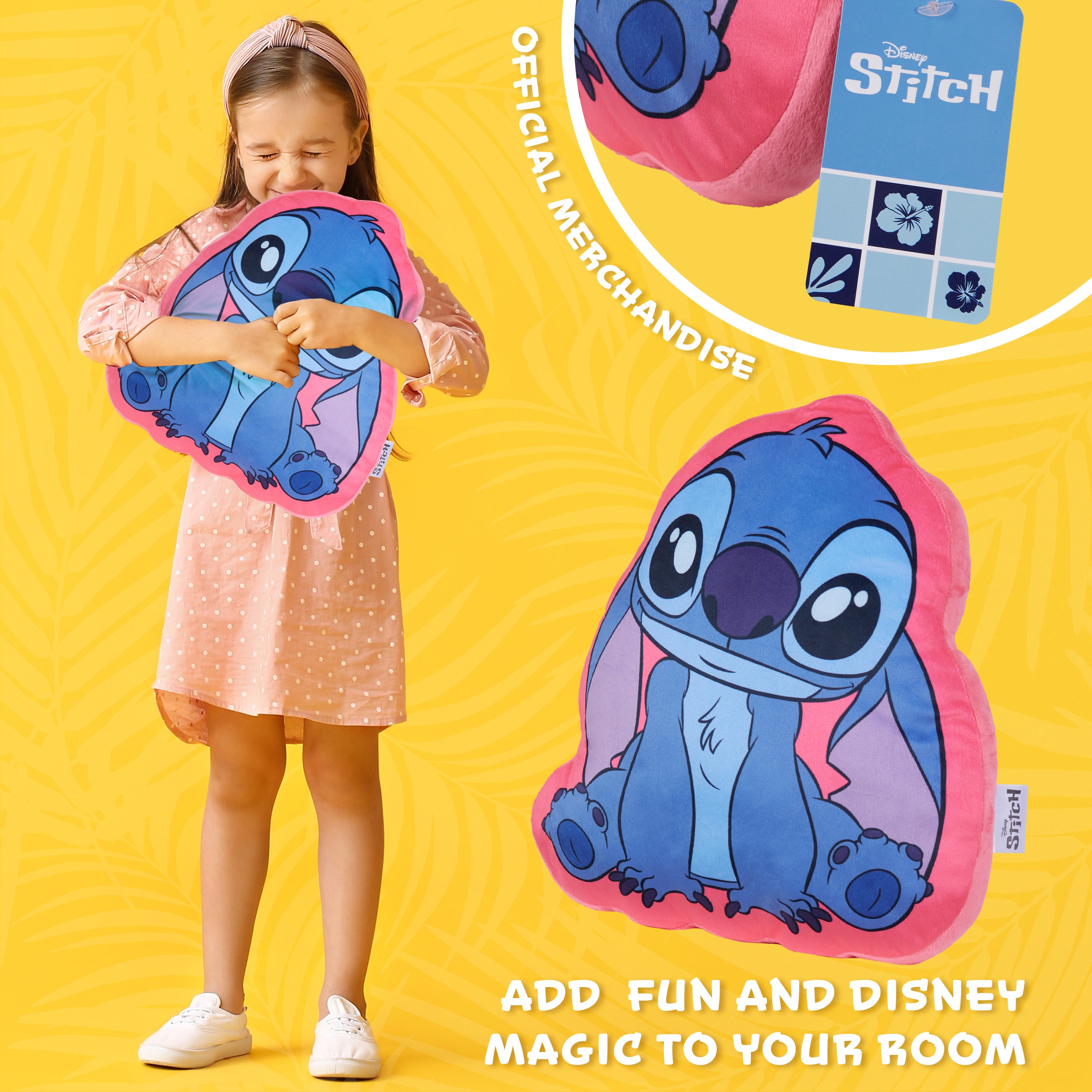 disney-stitch-coussin-peluche-3d-bleu-canap-lit-35x33 image 3